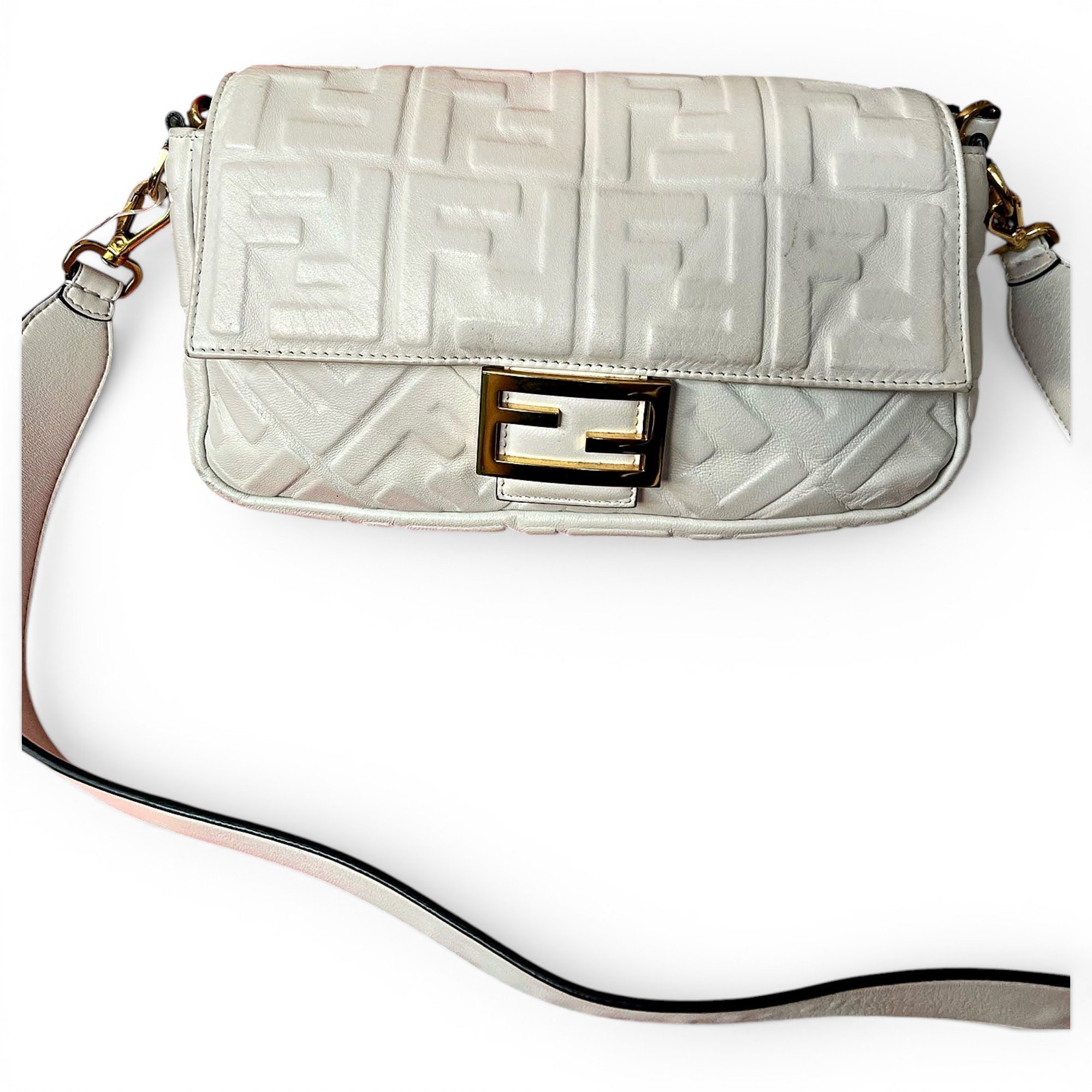 Baguette leather handbag
