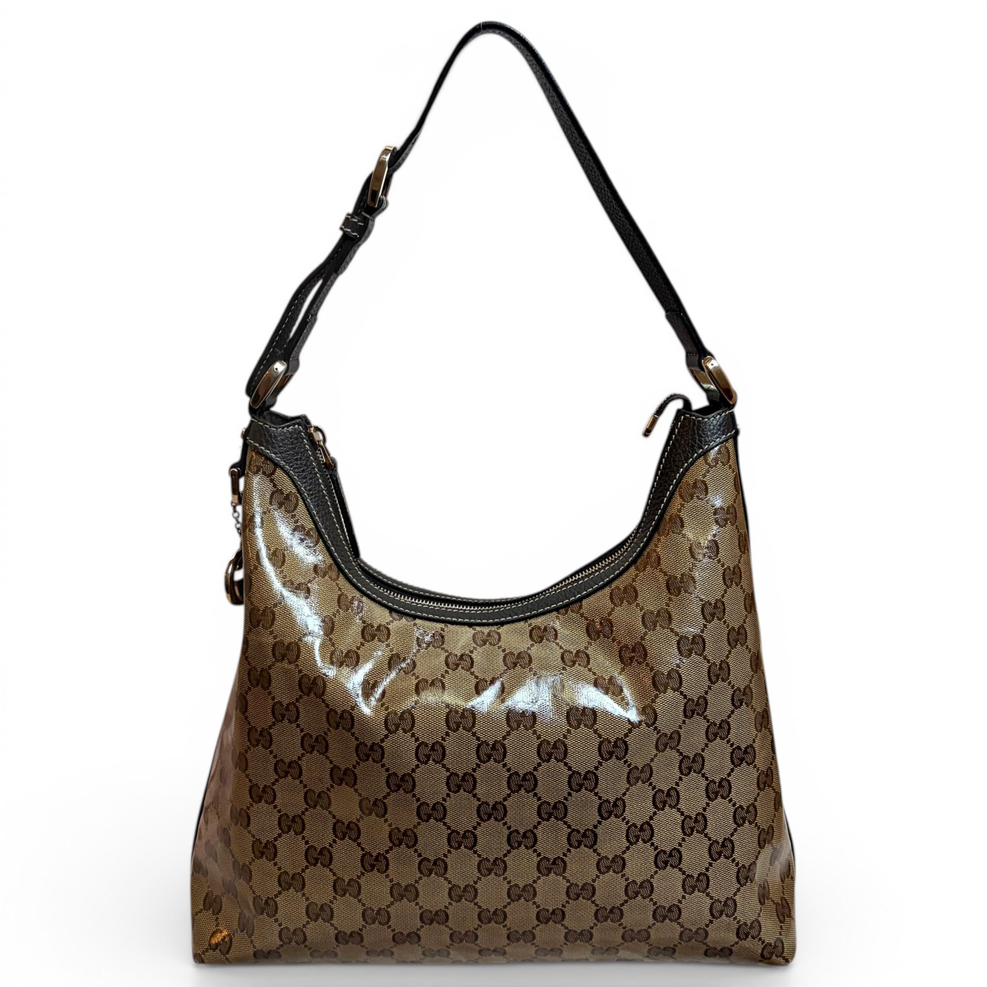 Hobo vinyl handbag