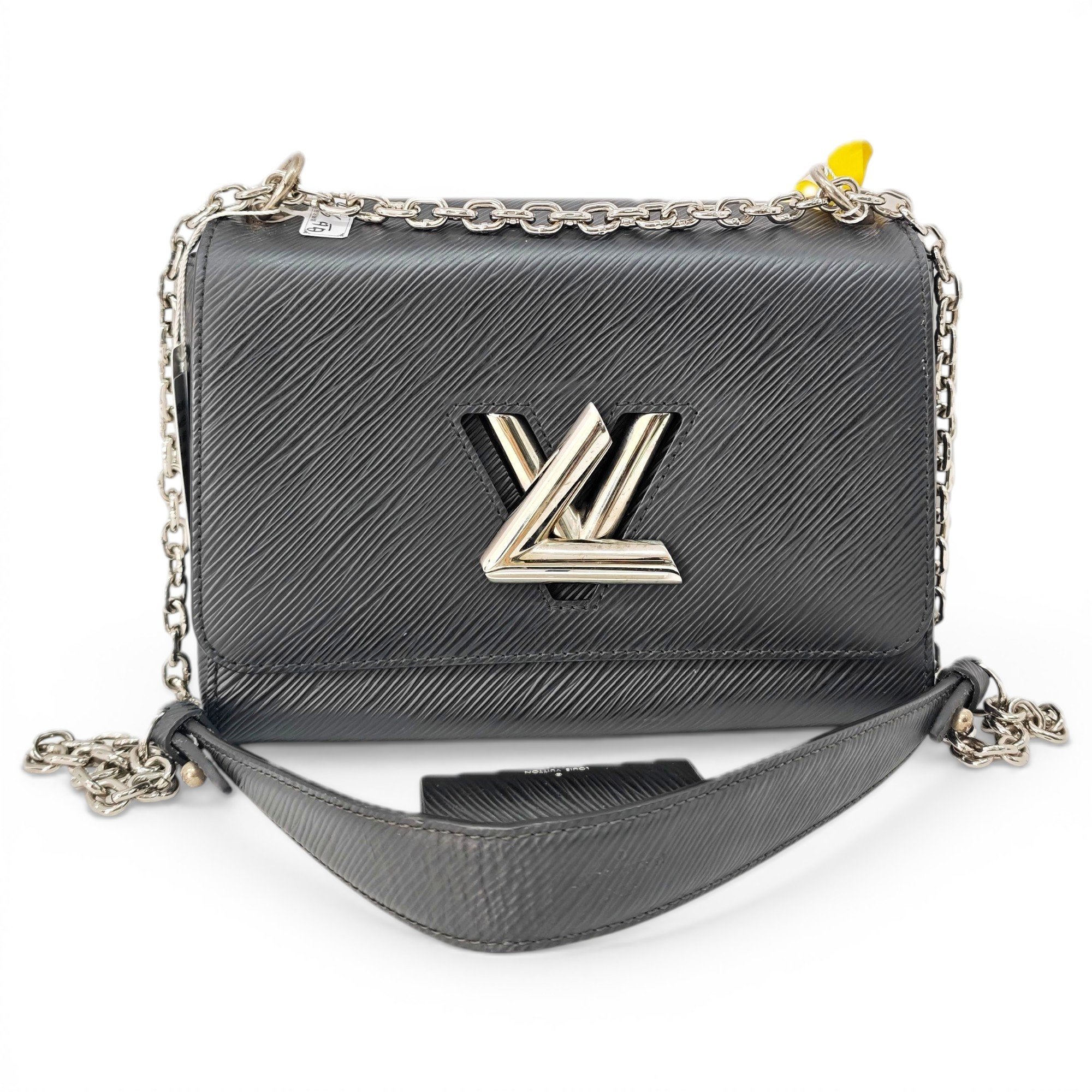 Twist leather handbag
