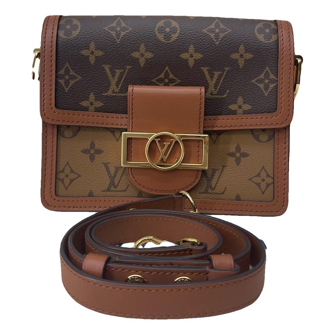 Dauphine leather handbag