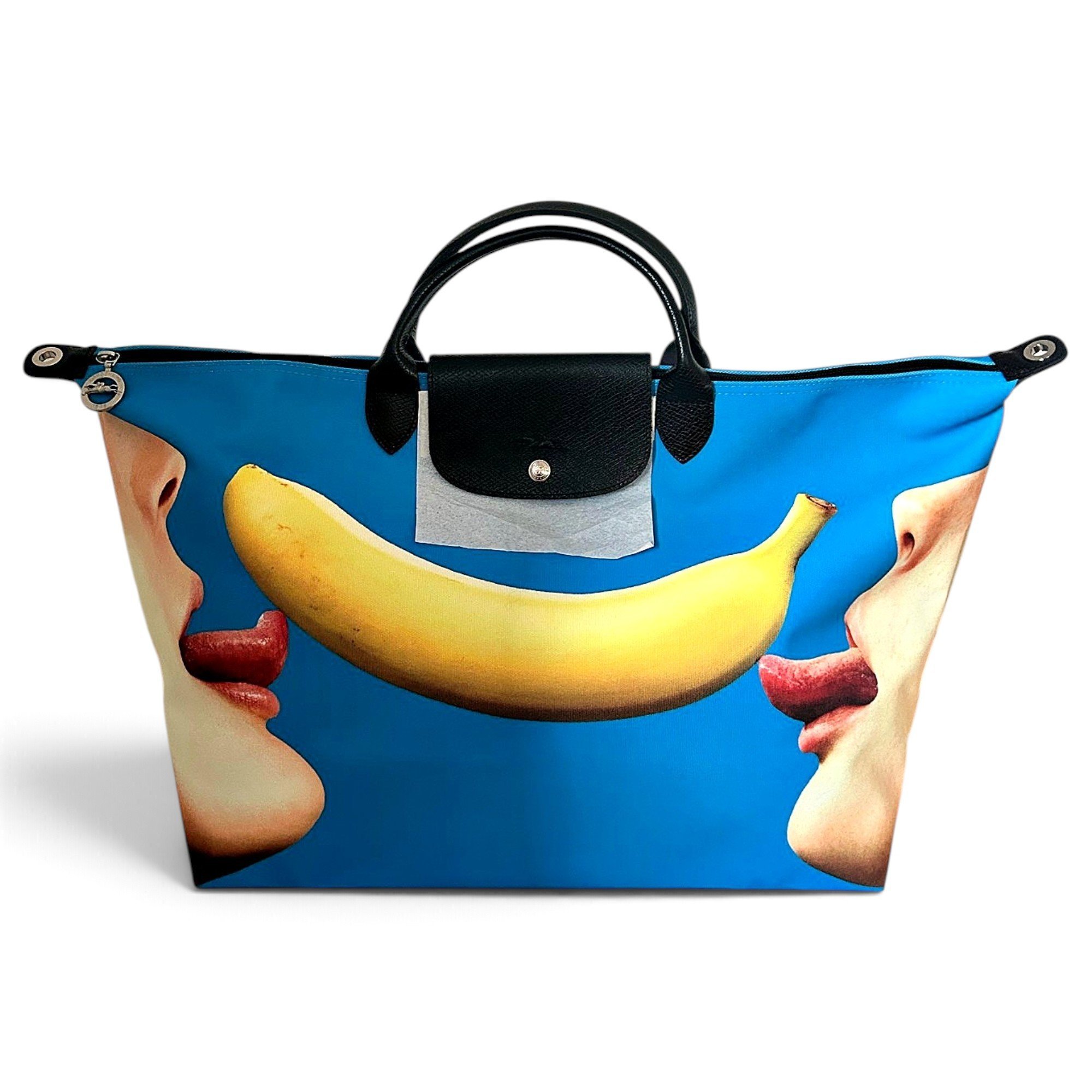 Pliage leather tote