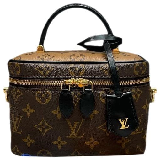 Vanity leather handbag