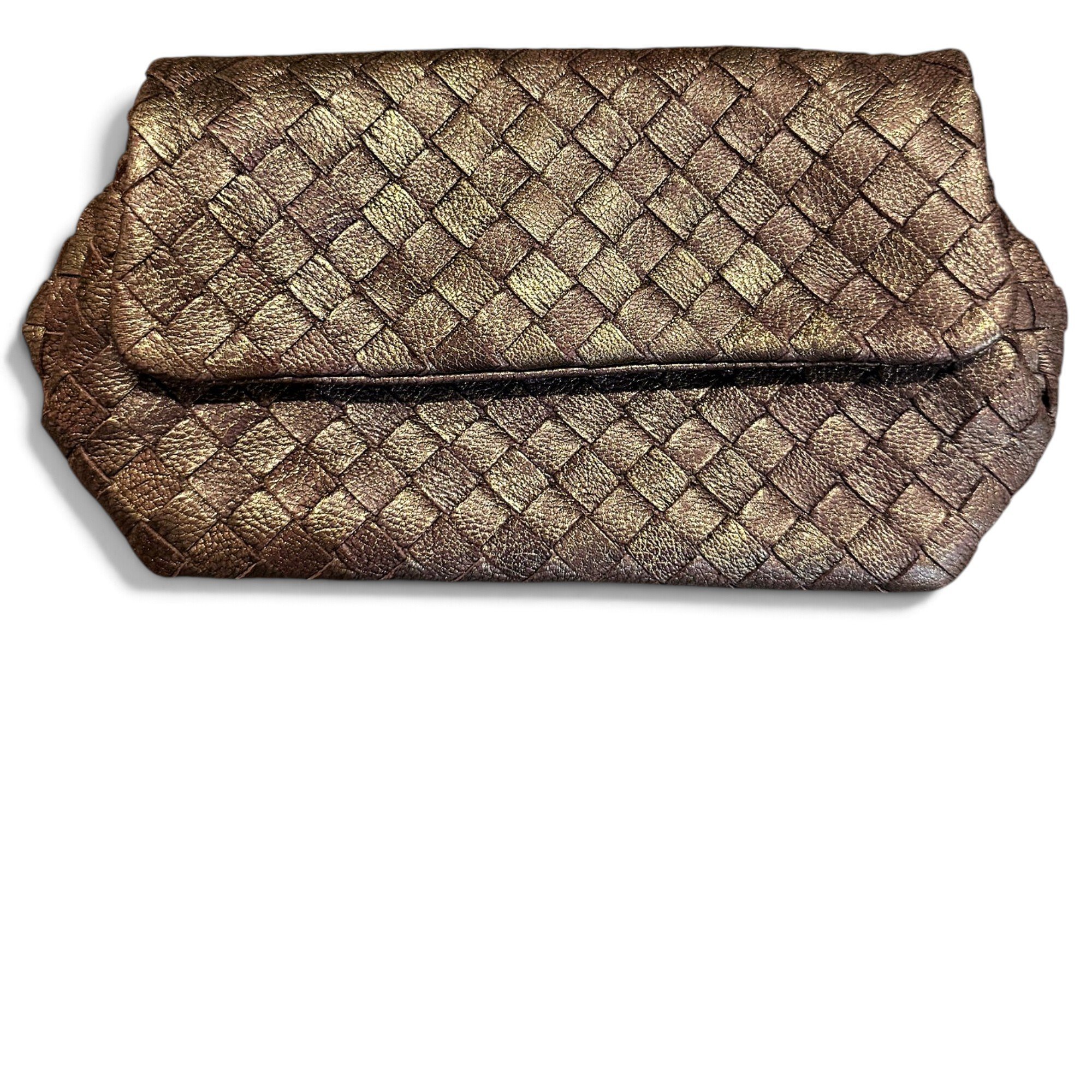 Pouch leather clutch bag