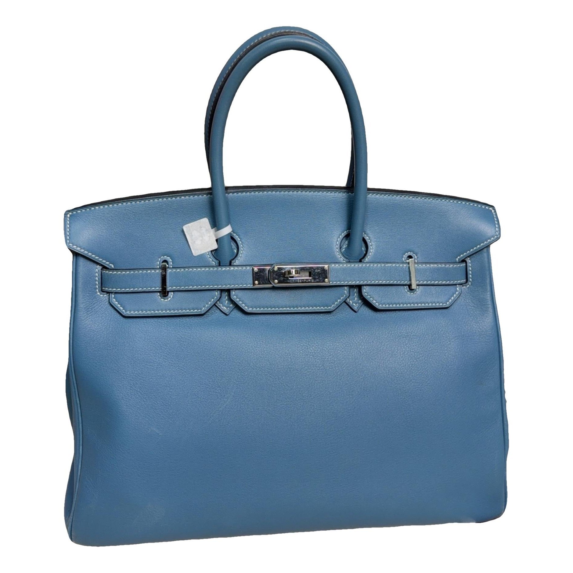 Birkin 35 leather handbag
