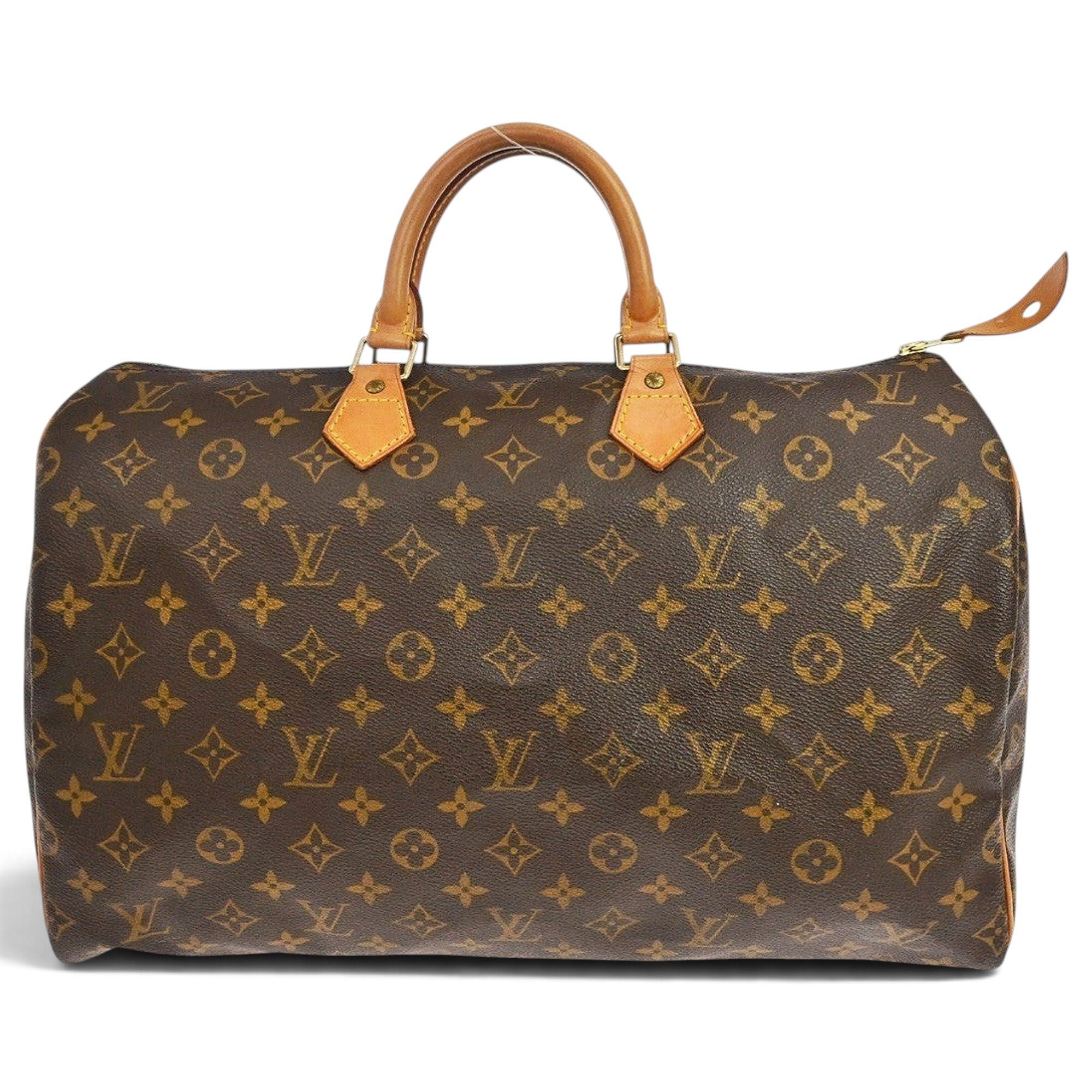 Speedy leather handbag