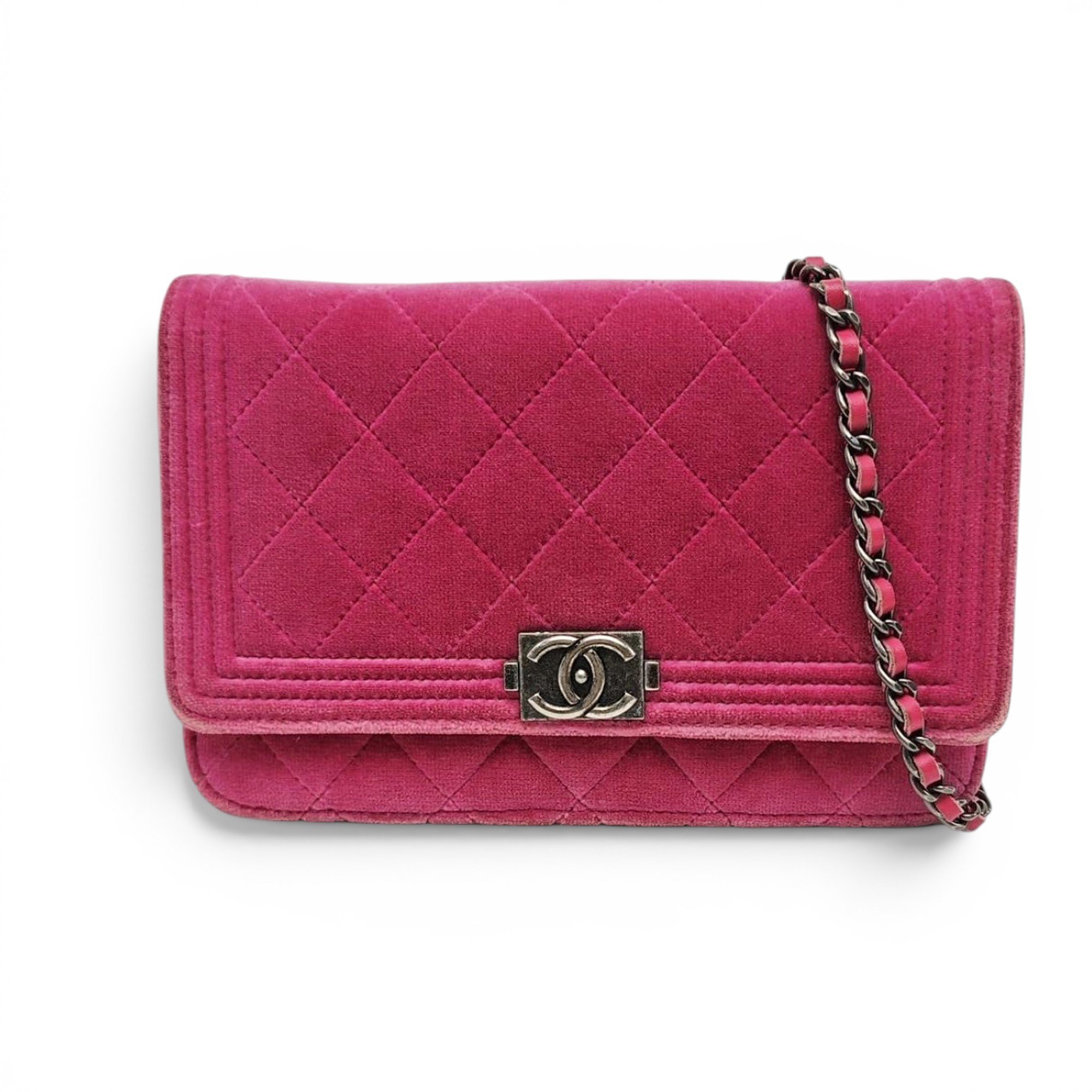 Wallet On Chain Timeless/Classique cloth handbag