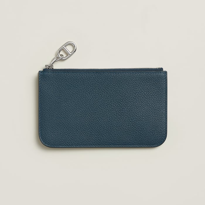 Bleu De Prusse Zipengo Chaine d'Ancre Card Holder