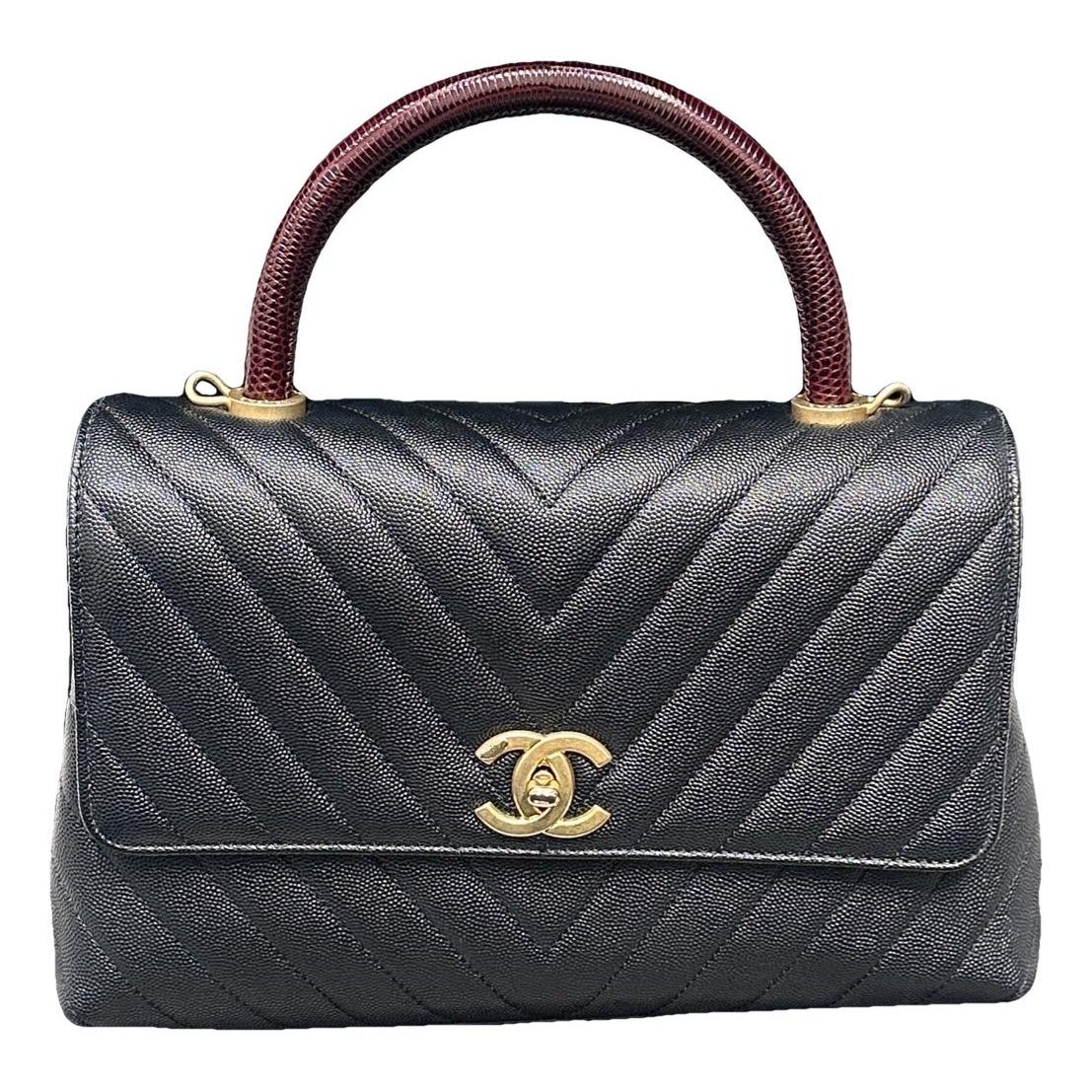 Coco Handle leather handbag