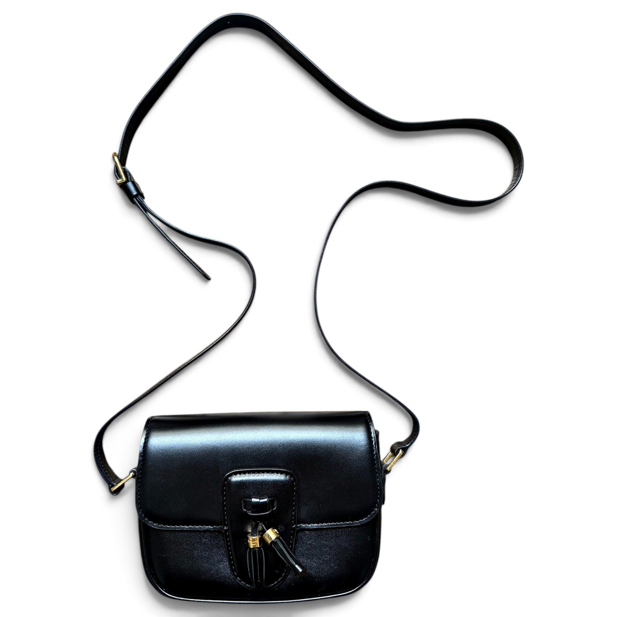 Tassels leather crossbody bag