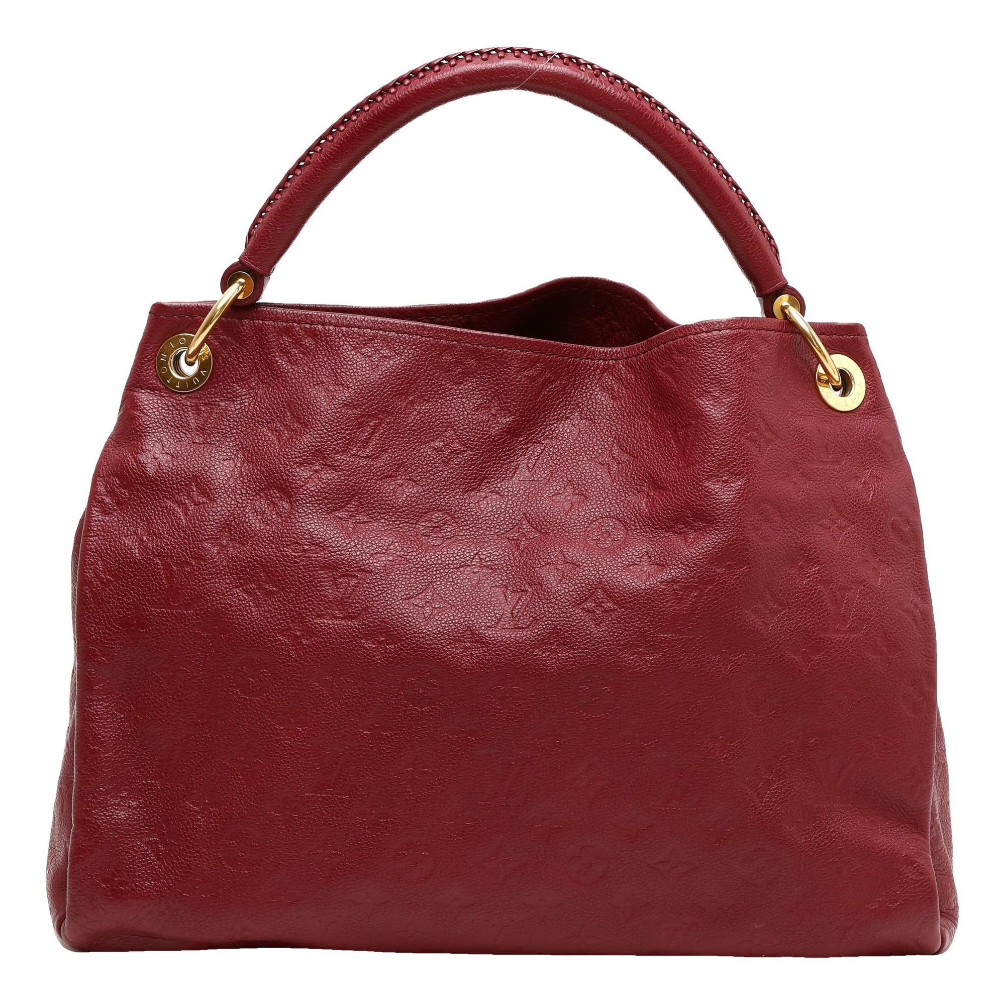 Artsy leather handbag