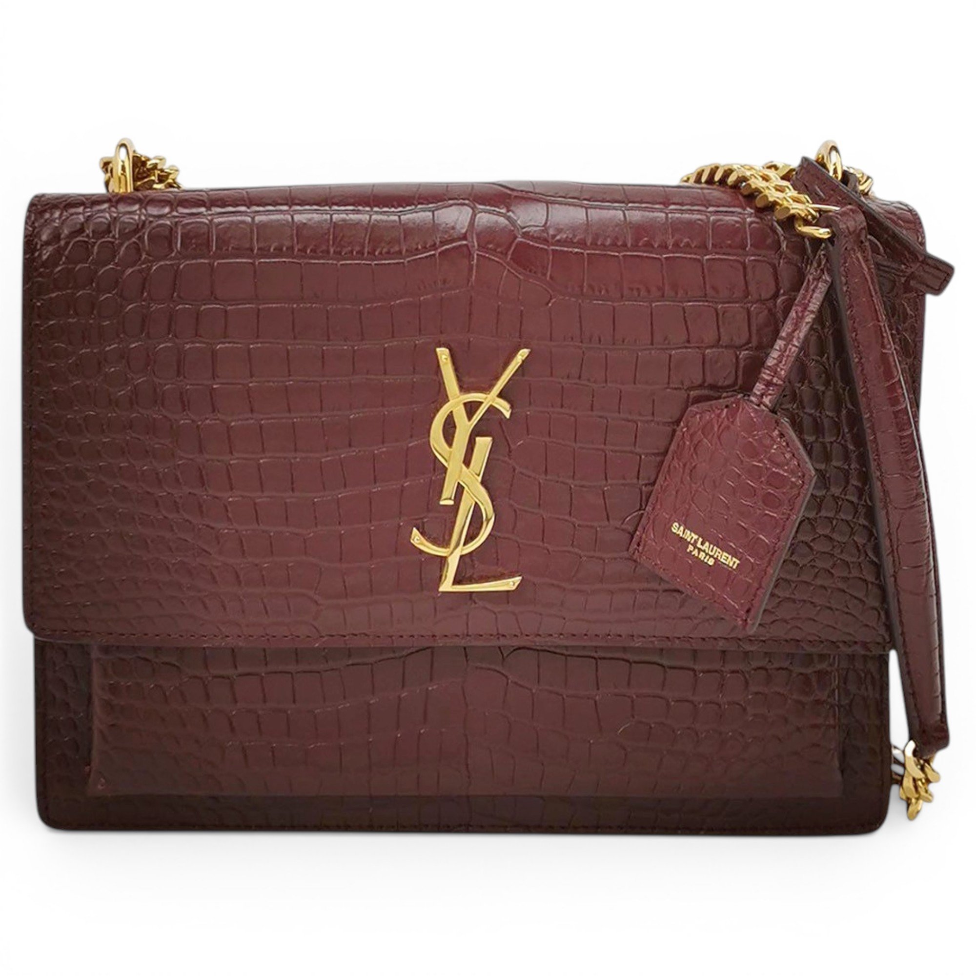 Sunset leather handbag
