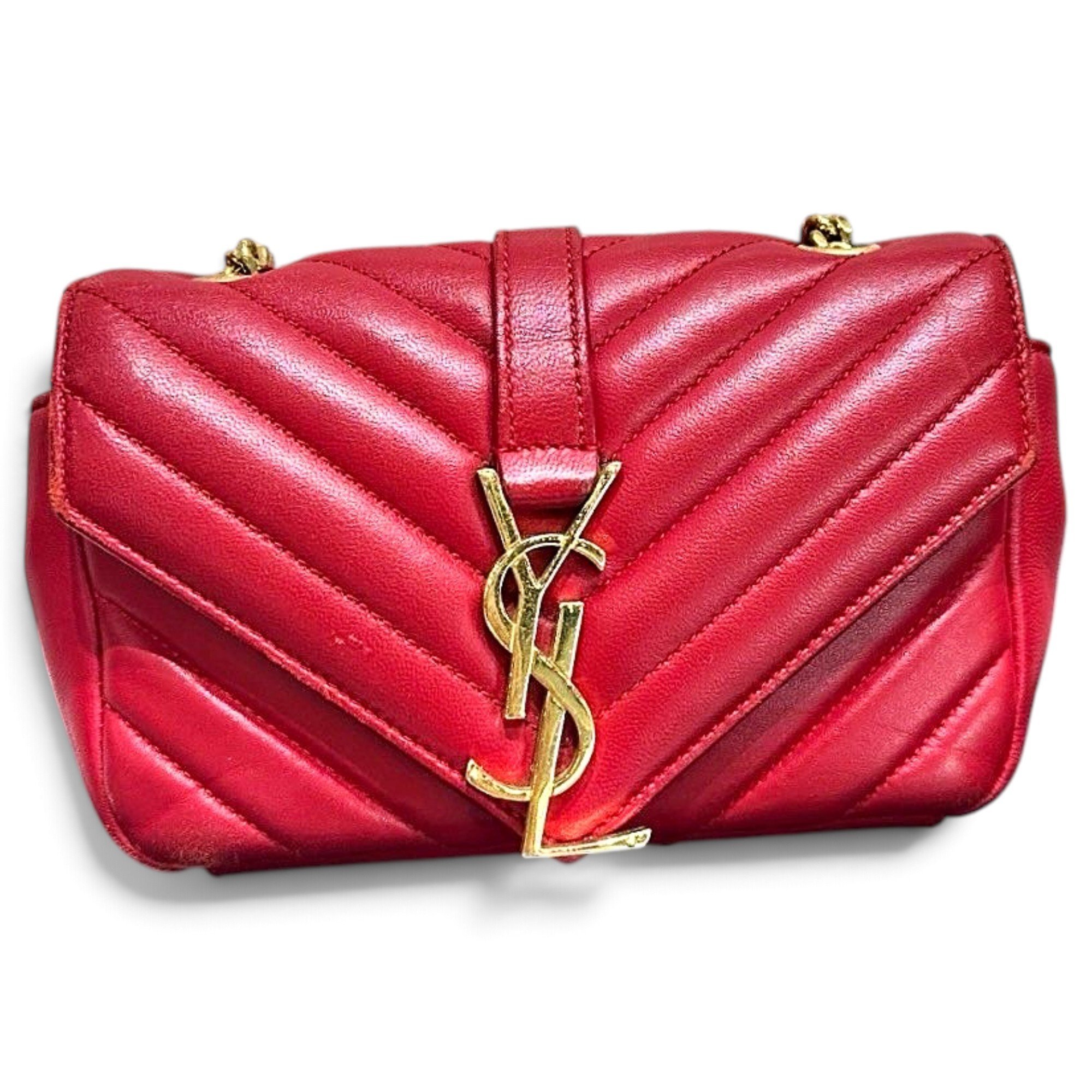 Collége monogramme leather handbag