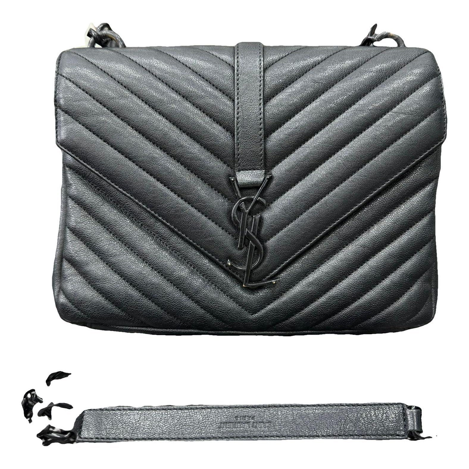 Collége monogramme leather handbag