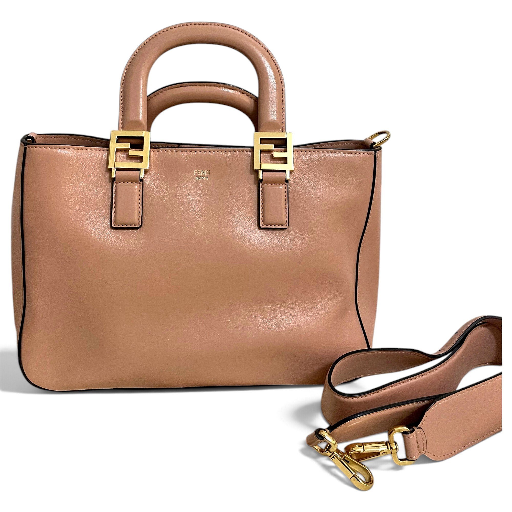 Leather handbag