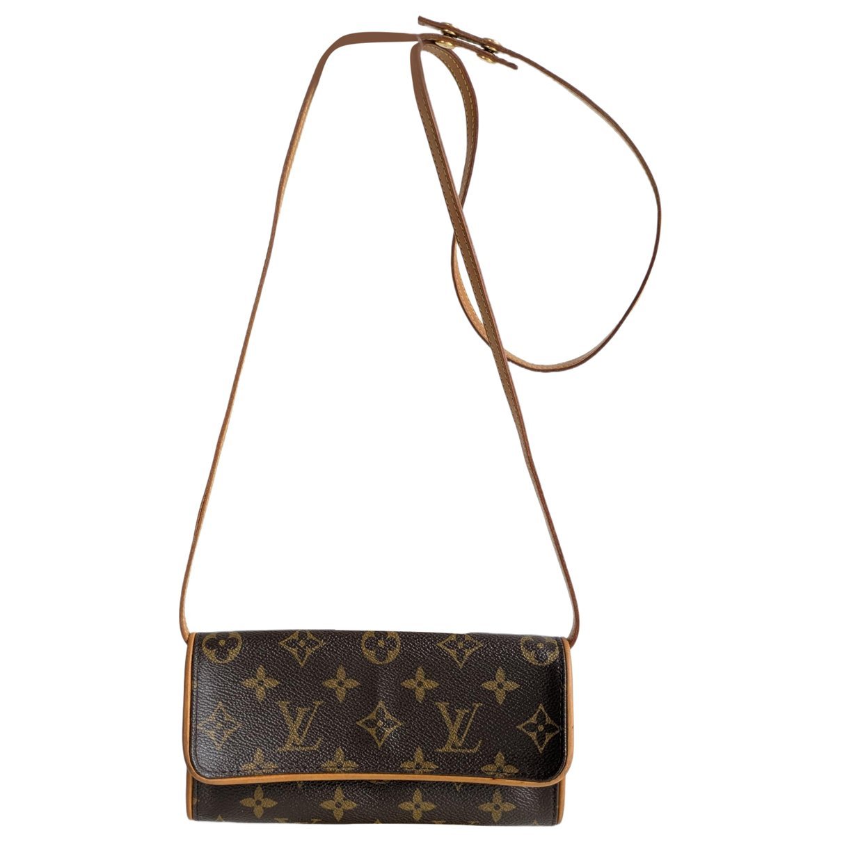 Twin cloth crossbody bag