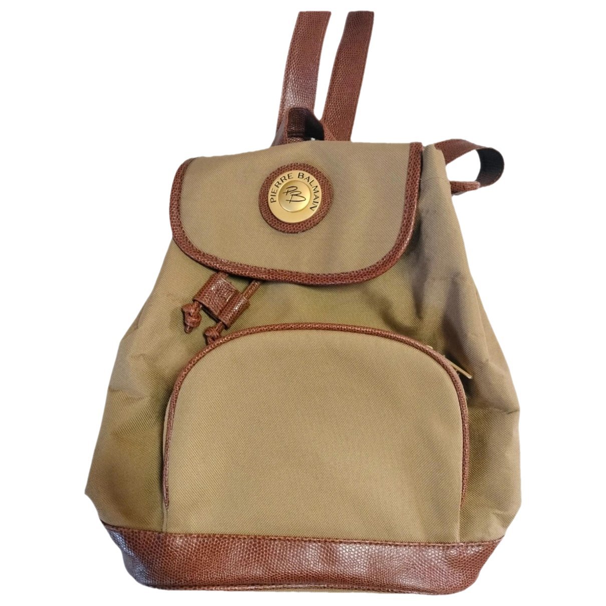 Balmain Leather backpack
