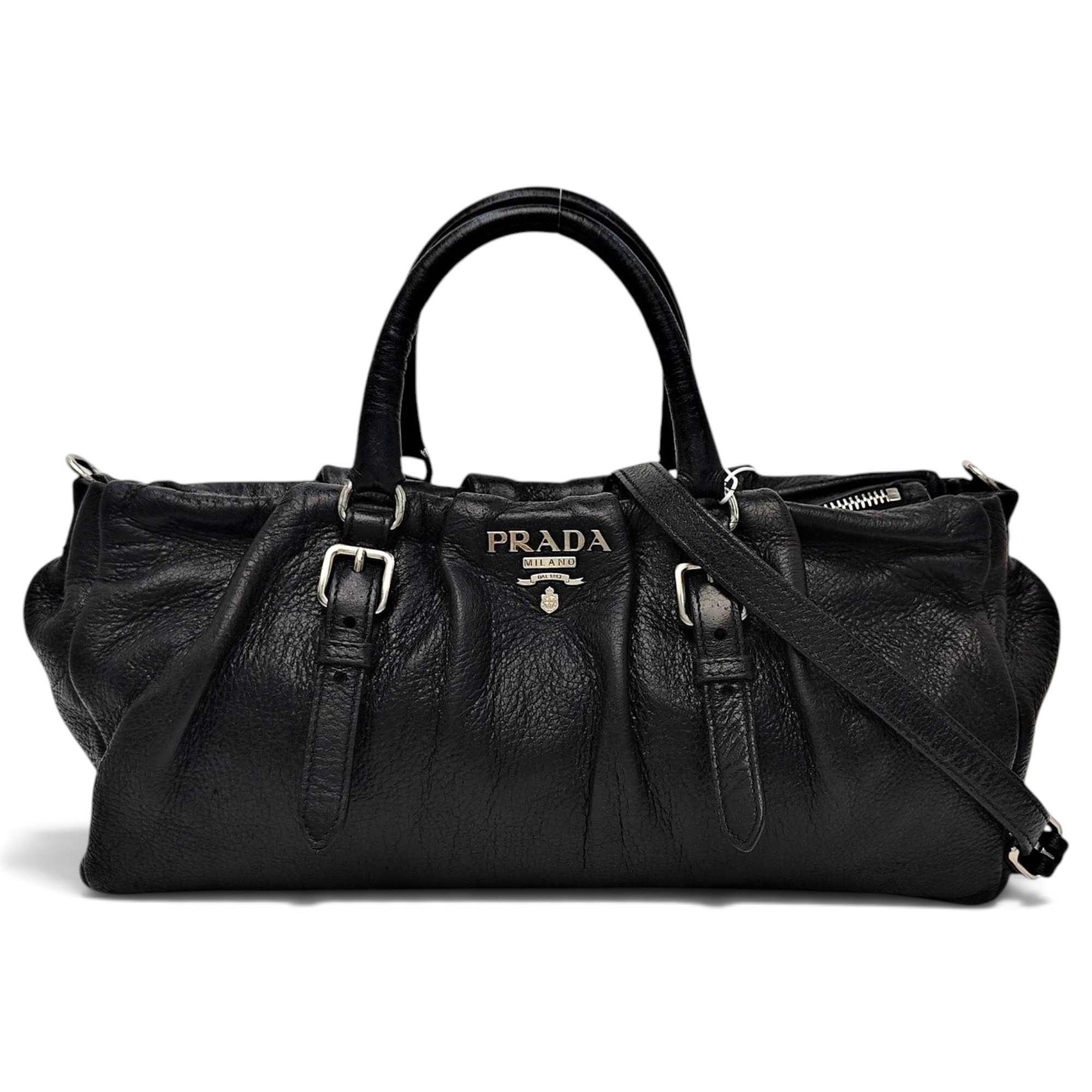 Leather handbag