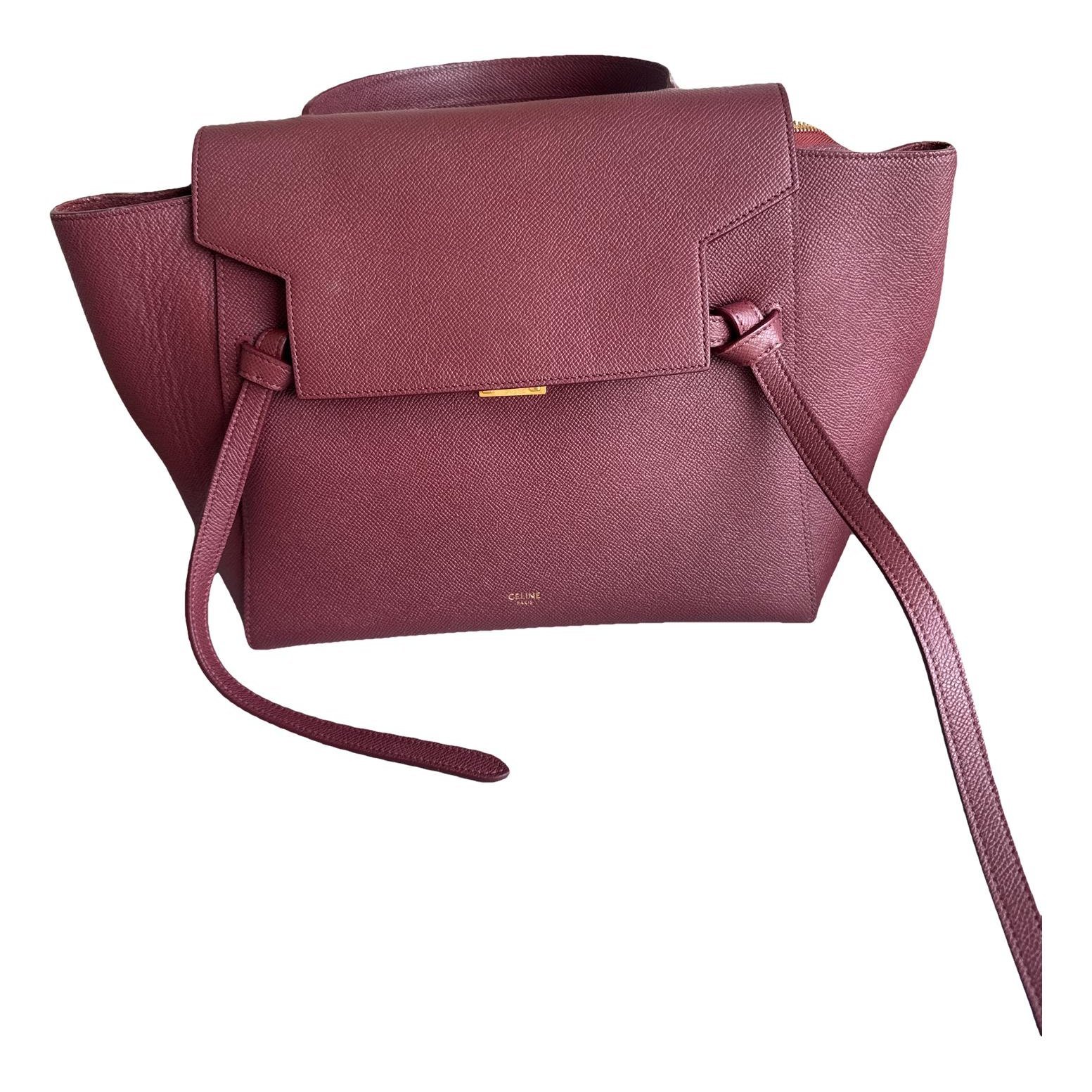 Belt leather handbag