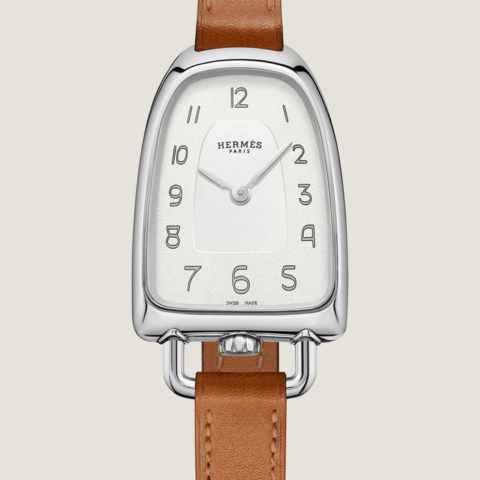 Sans Coloris Galop d'Hermès Watch, Medium Model, 32 MM