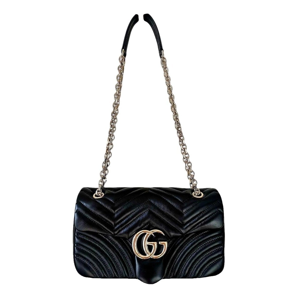 GG Marmont Flap leather crossbody bag