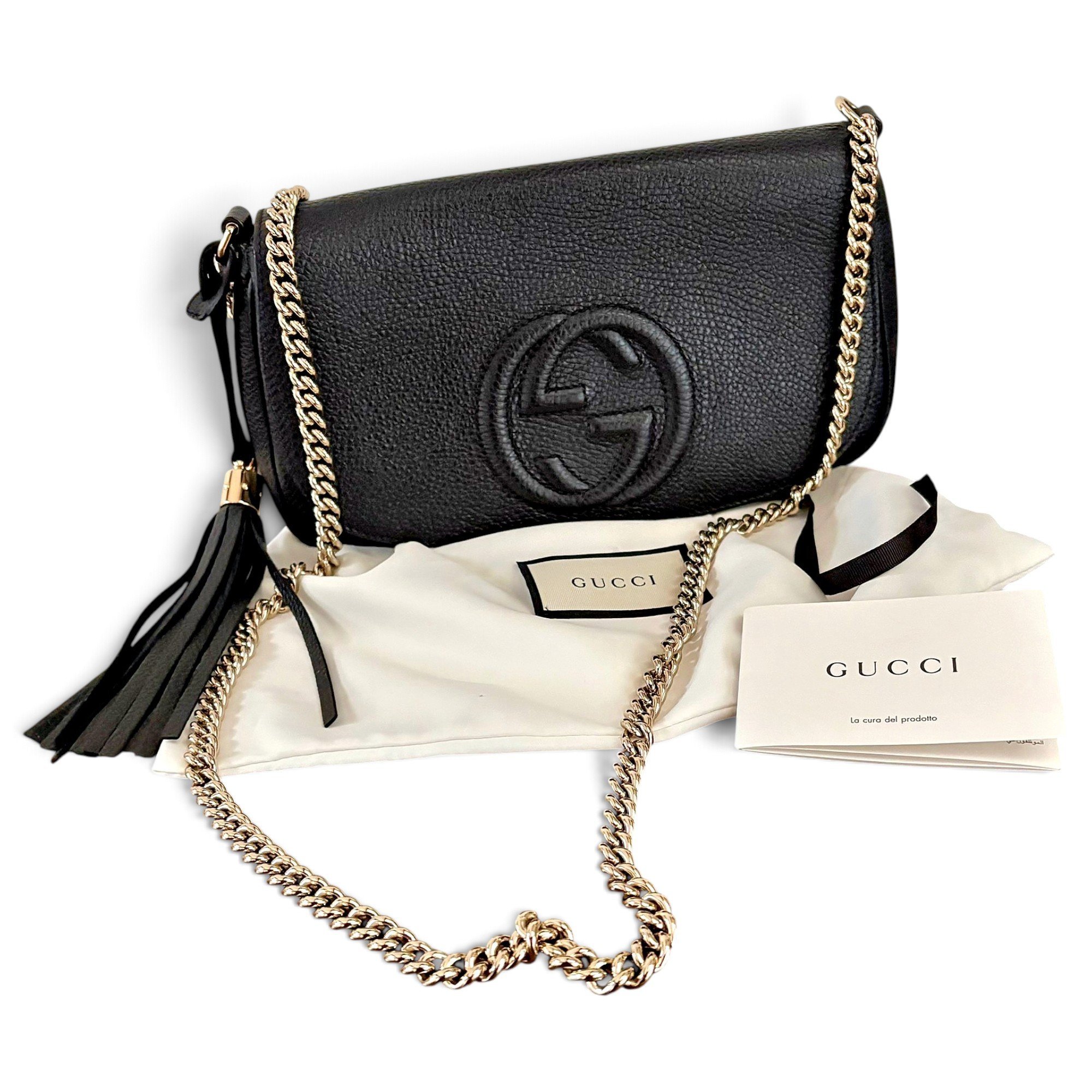 Soho Long Flap leather crossbody bag