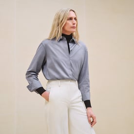 Chemise masculine motif « Mosaïque »