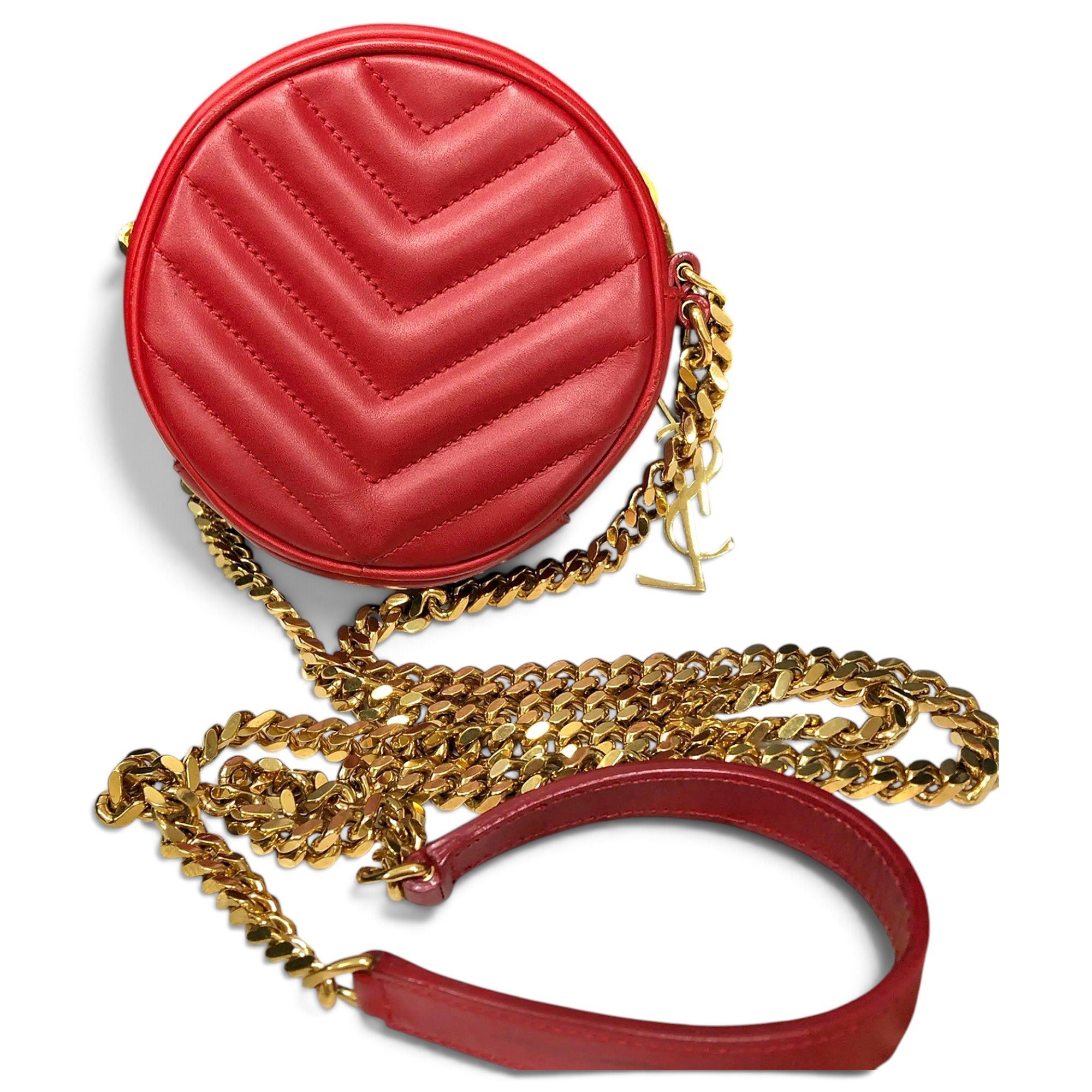 Vinyle leather crossbody bag