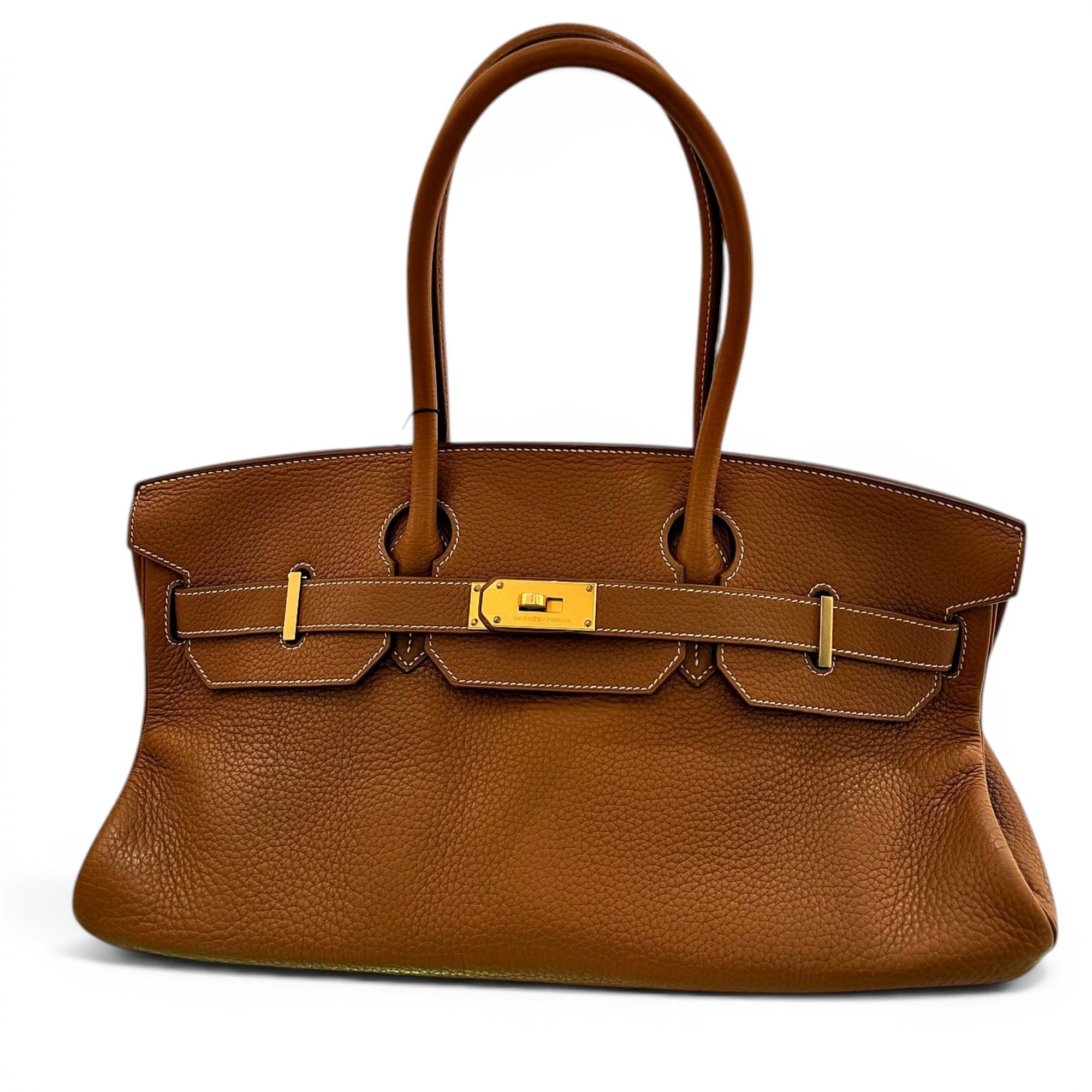 Birkin Shoulder leather handbag