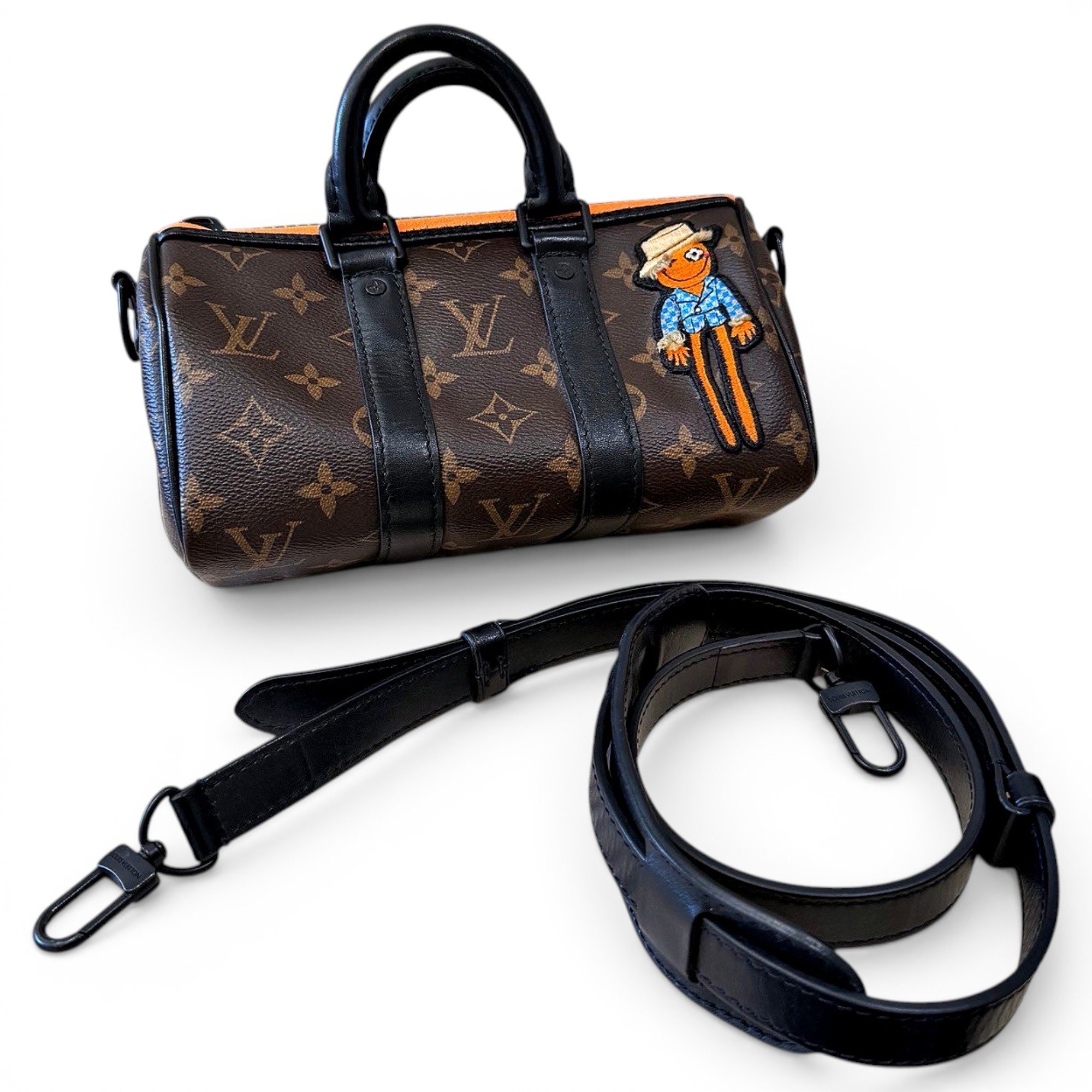 Nano Speedy / Mini HL leather handbag