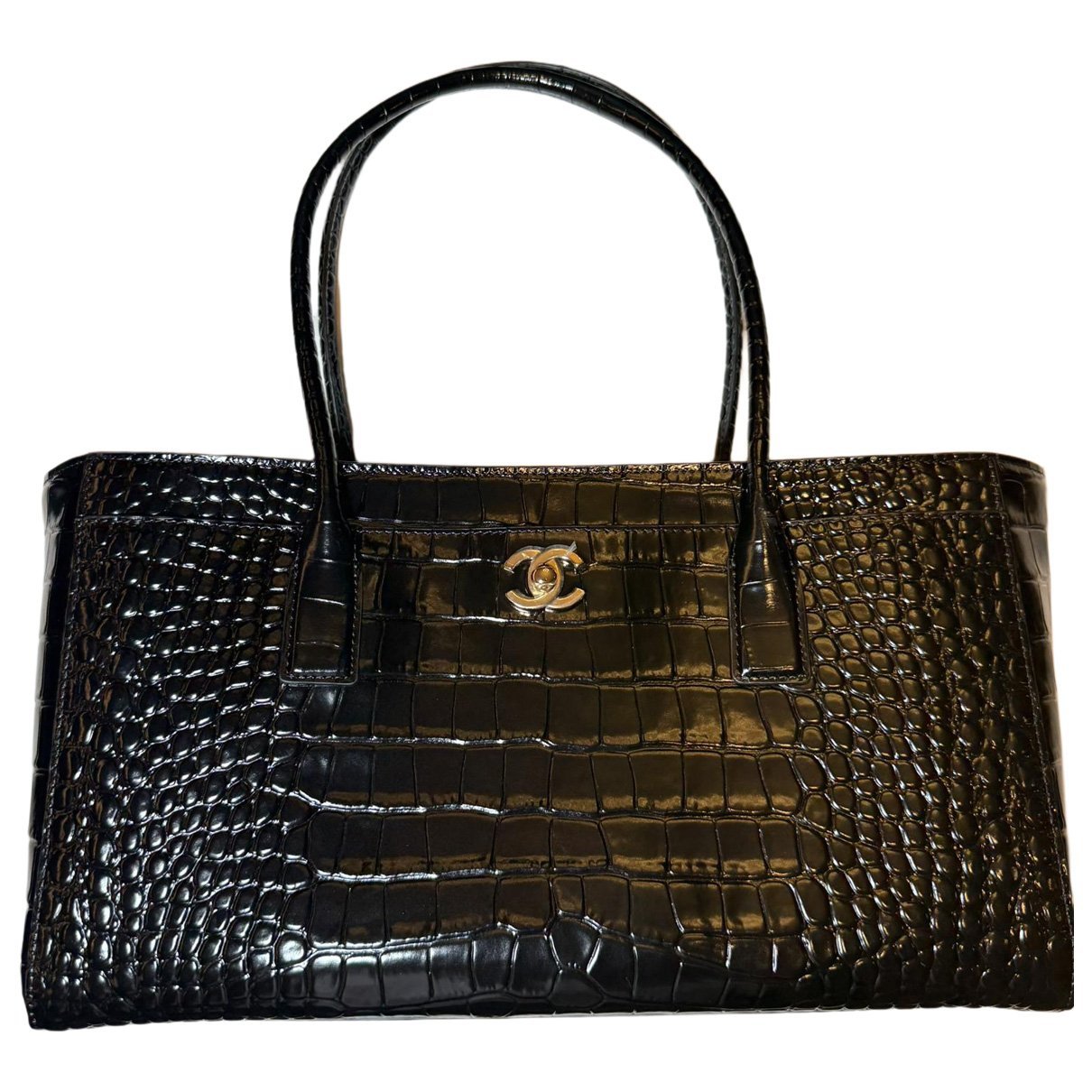 Executive leather tote