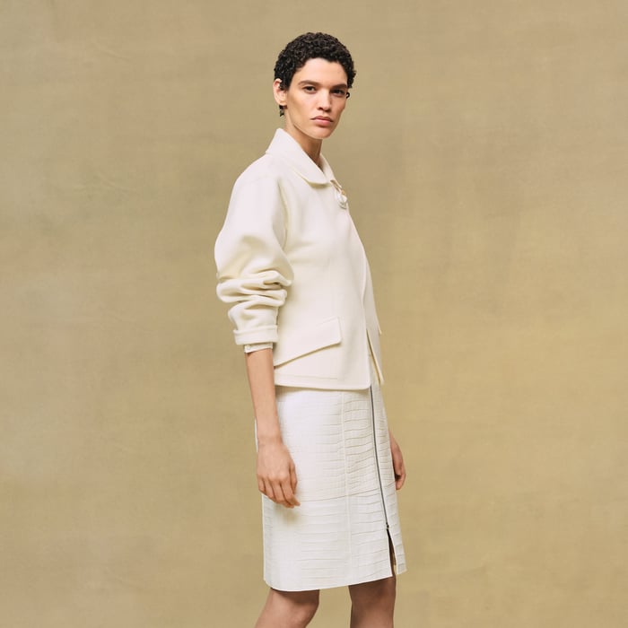 Blanc Naturel Jewel Fastening Jacket