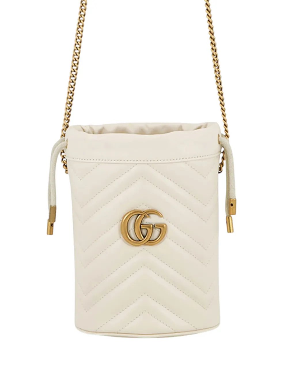 2016-2026 Small GG Marmont Matelasse Calfskin bucket bag