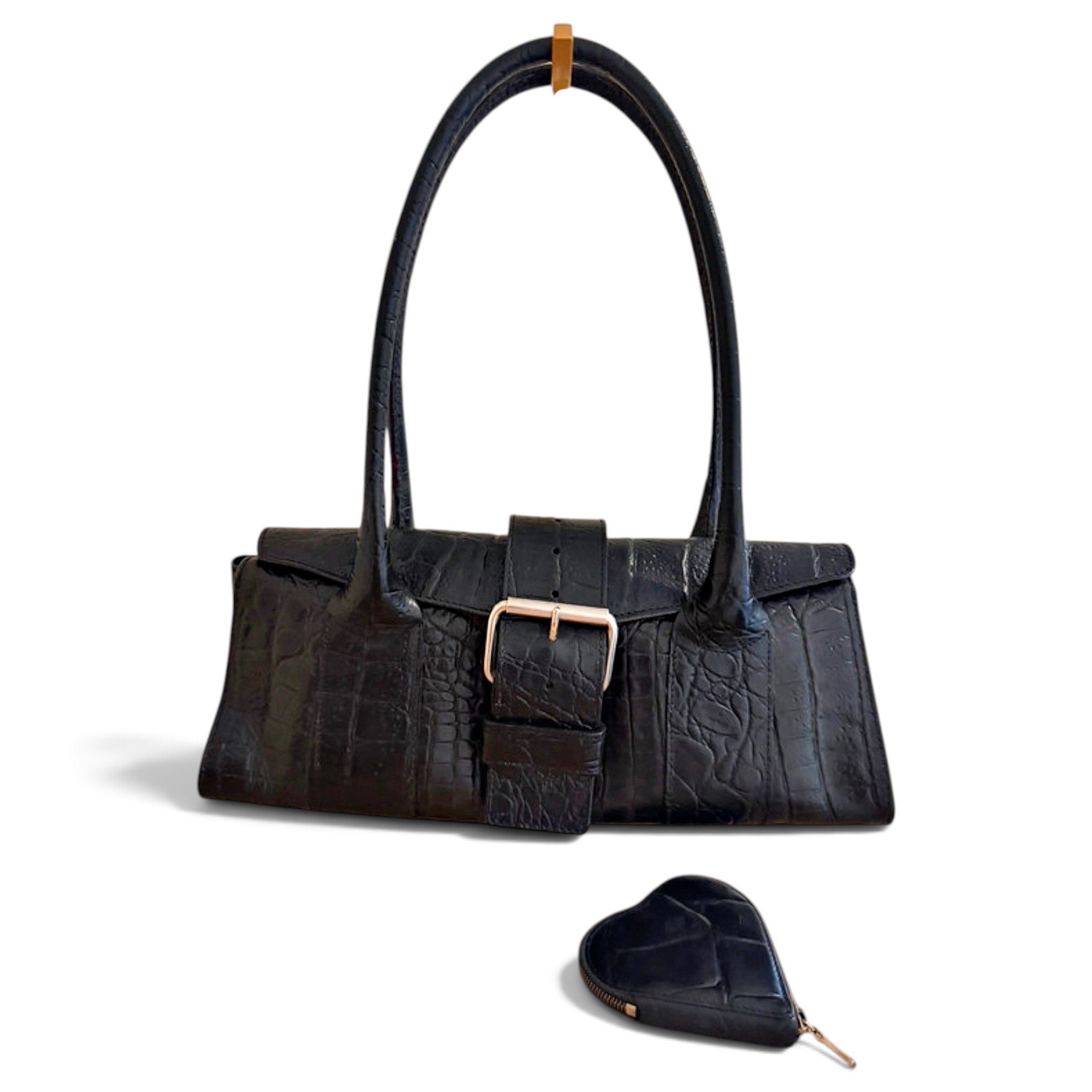 Leather handbag