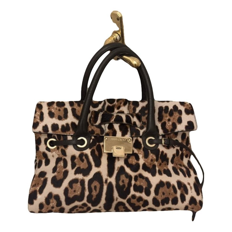 Jimmy Choo Pony-style calfskin tote