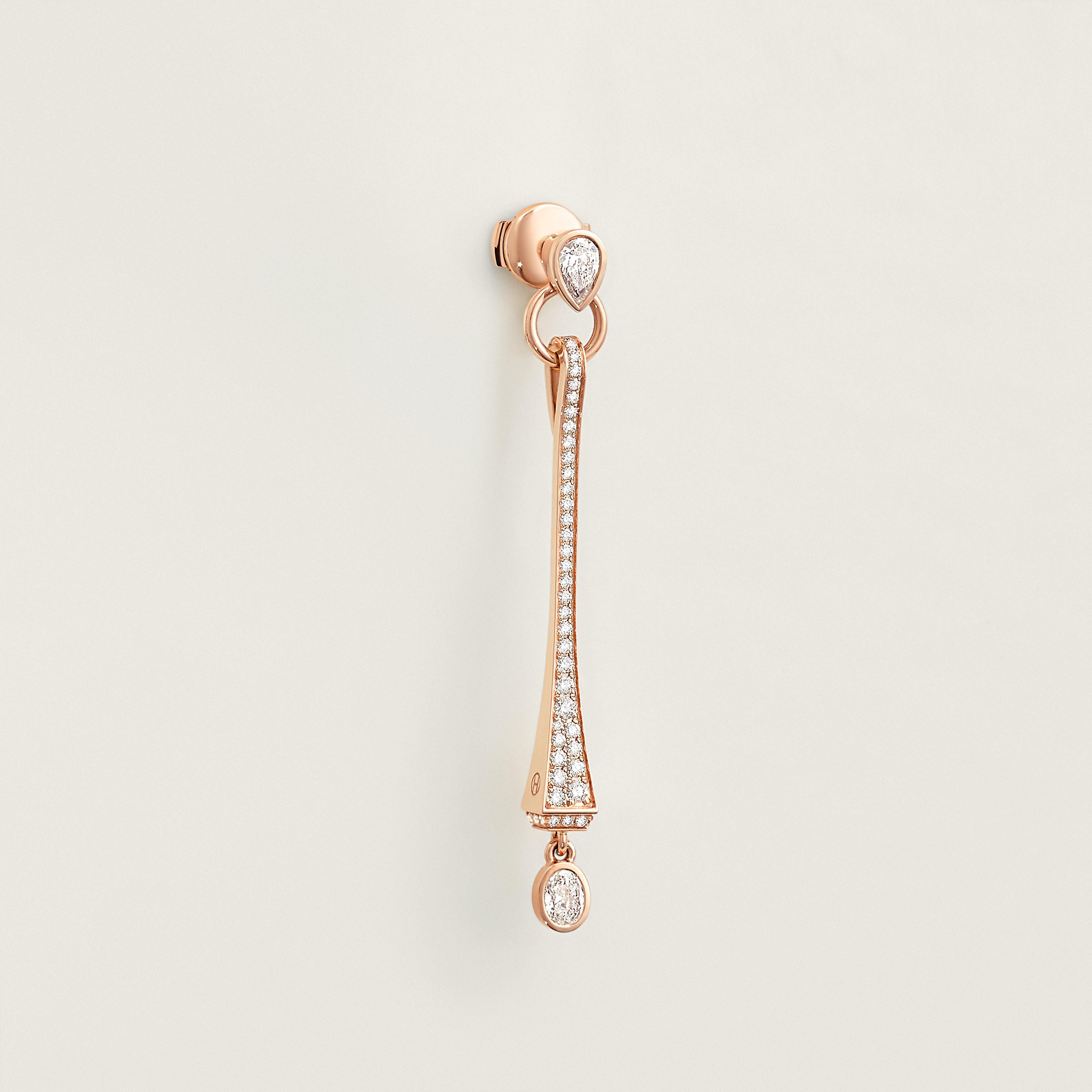 Clou de forge single dangle earring