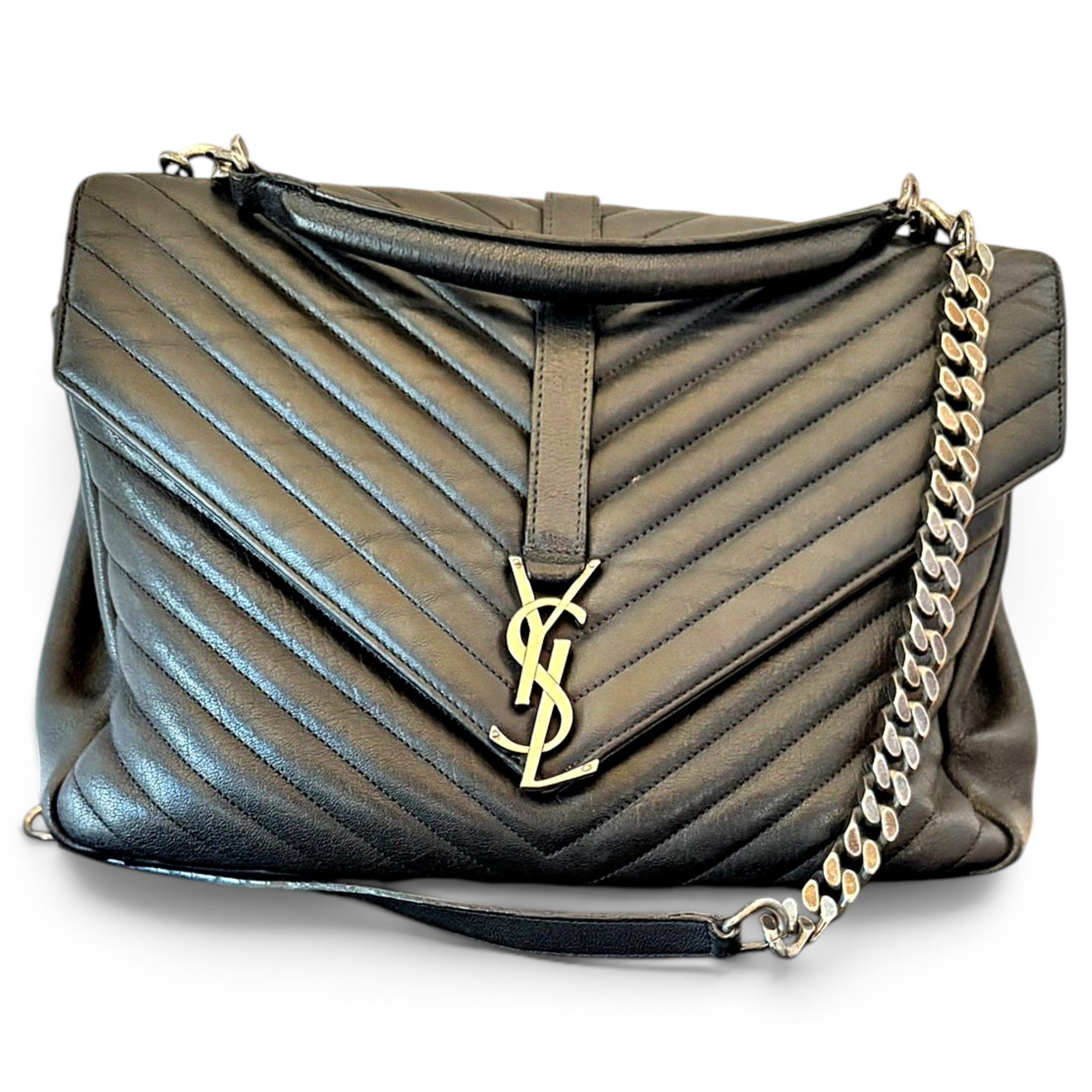 Leather handbag