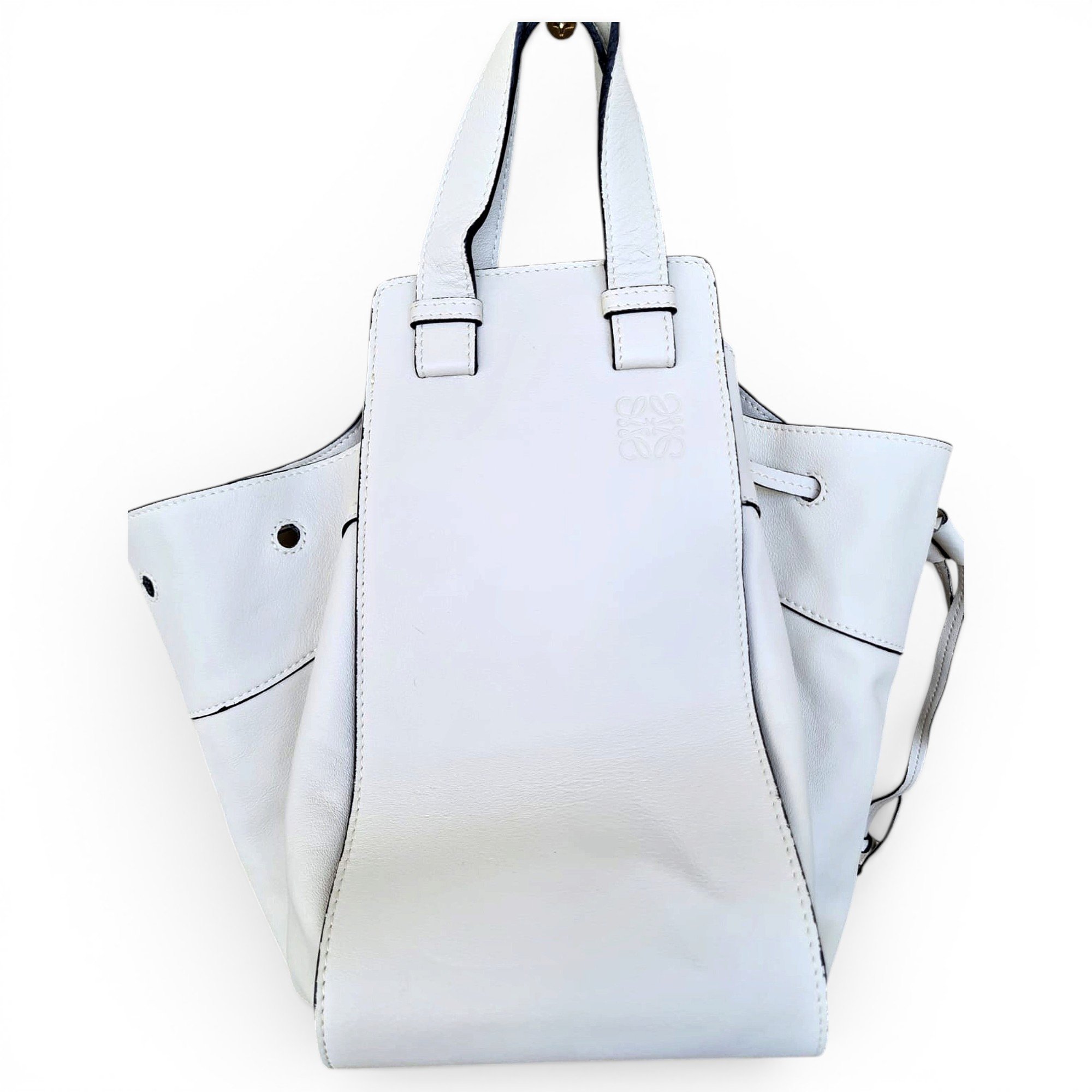 Hammock leather handbag