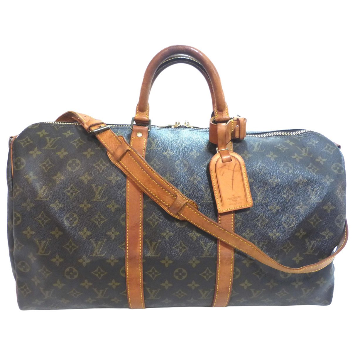 Keepall leather 48h bag