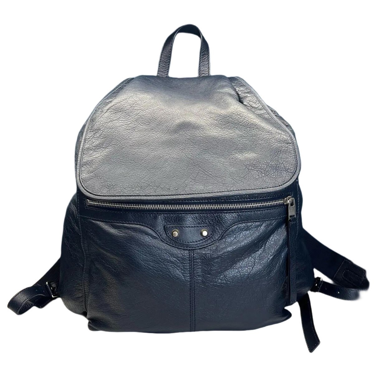 Leather backpack