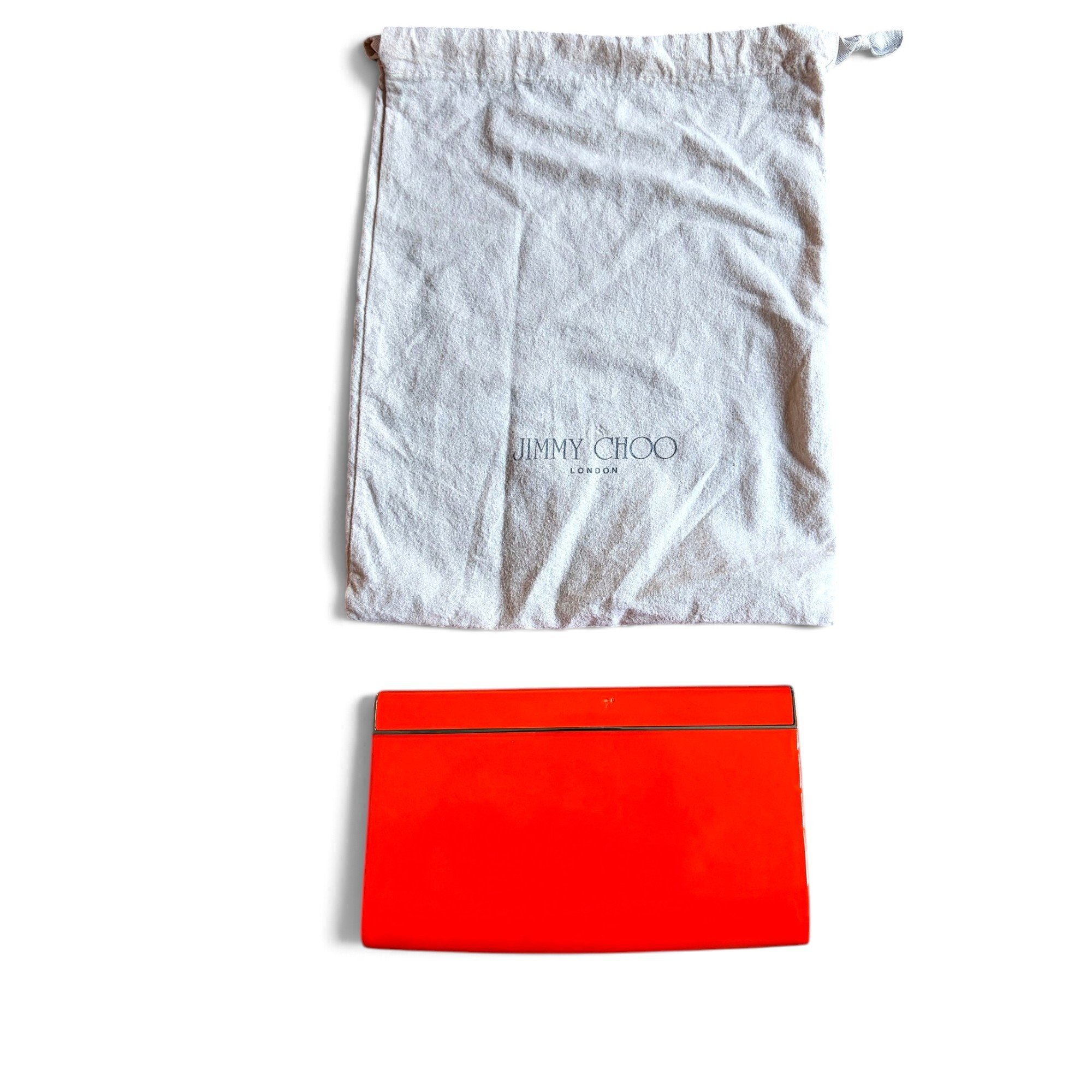 Patent leather clutch bag
