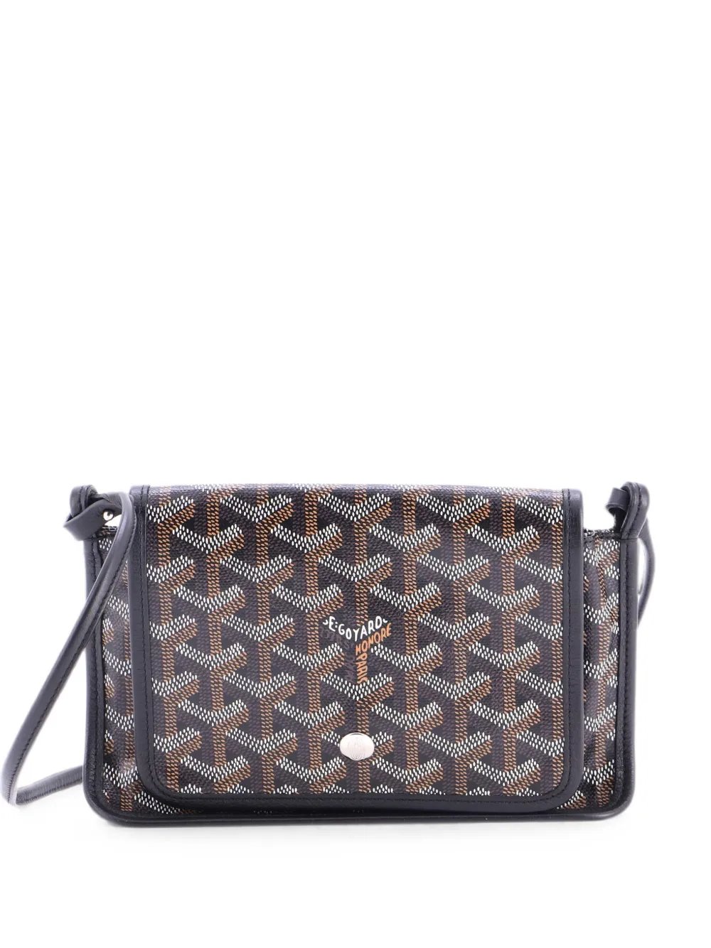 Goyard Plumet Clutch Wallet Coated Canvas crossbody bag