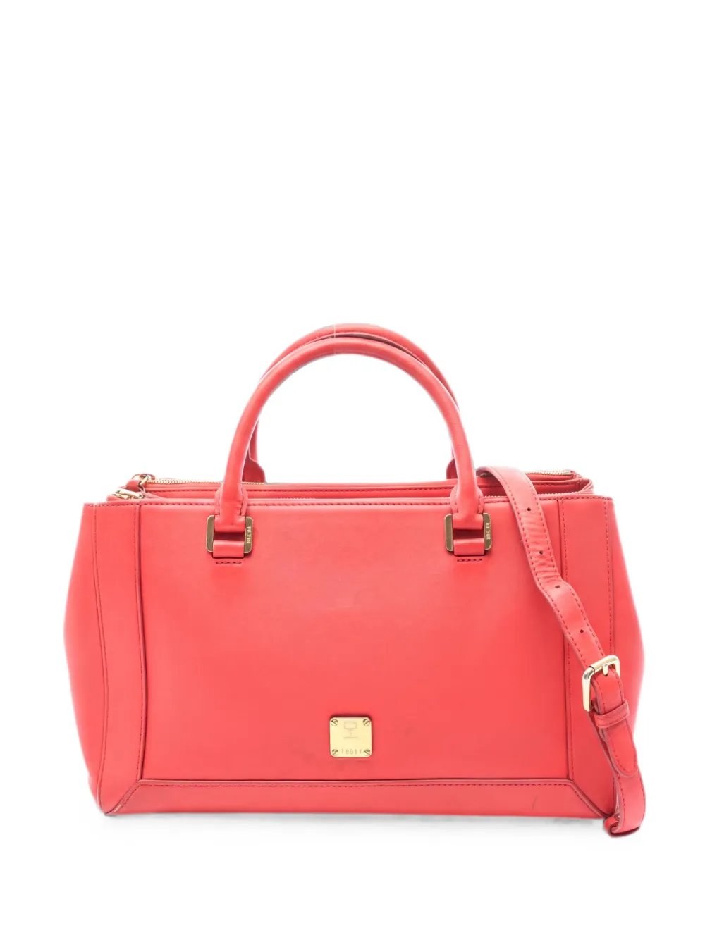 MCM 2000s leather tote bag
