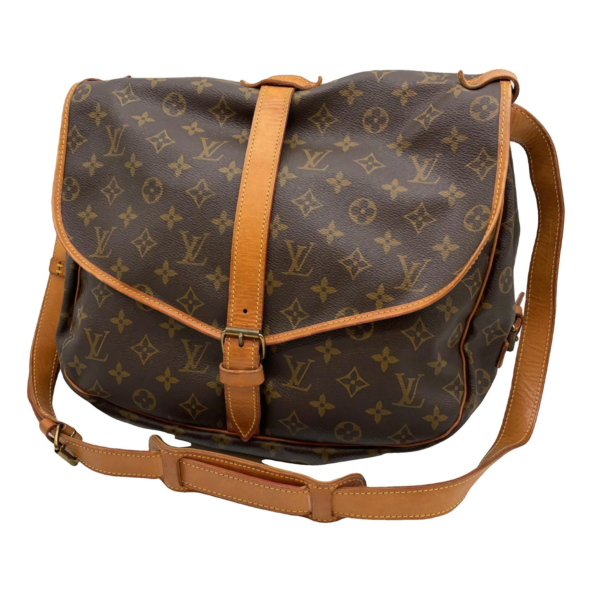 Saumur leather crossbody bag