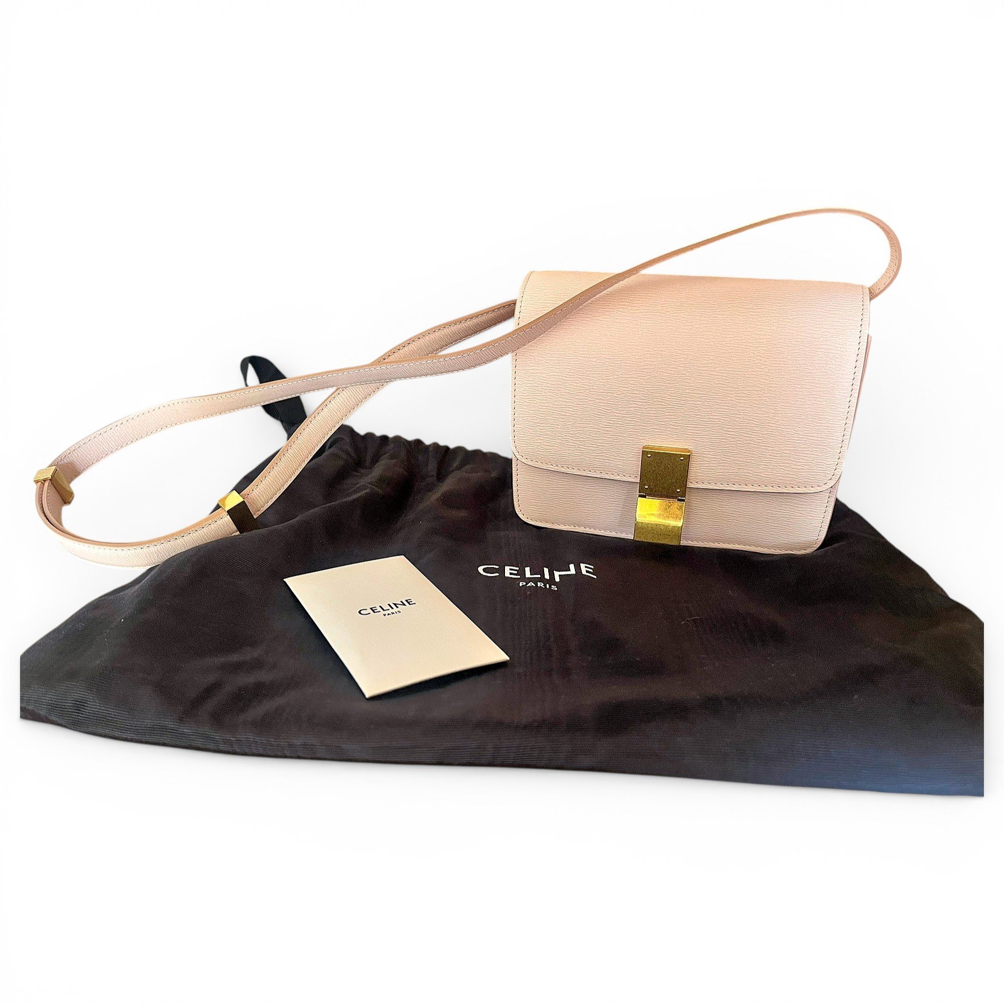 Classic leather crossbody bag
