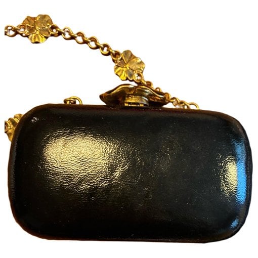 Saint Laurent New Jolie patent leather clutch bag