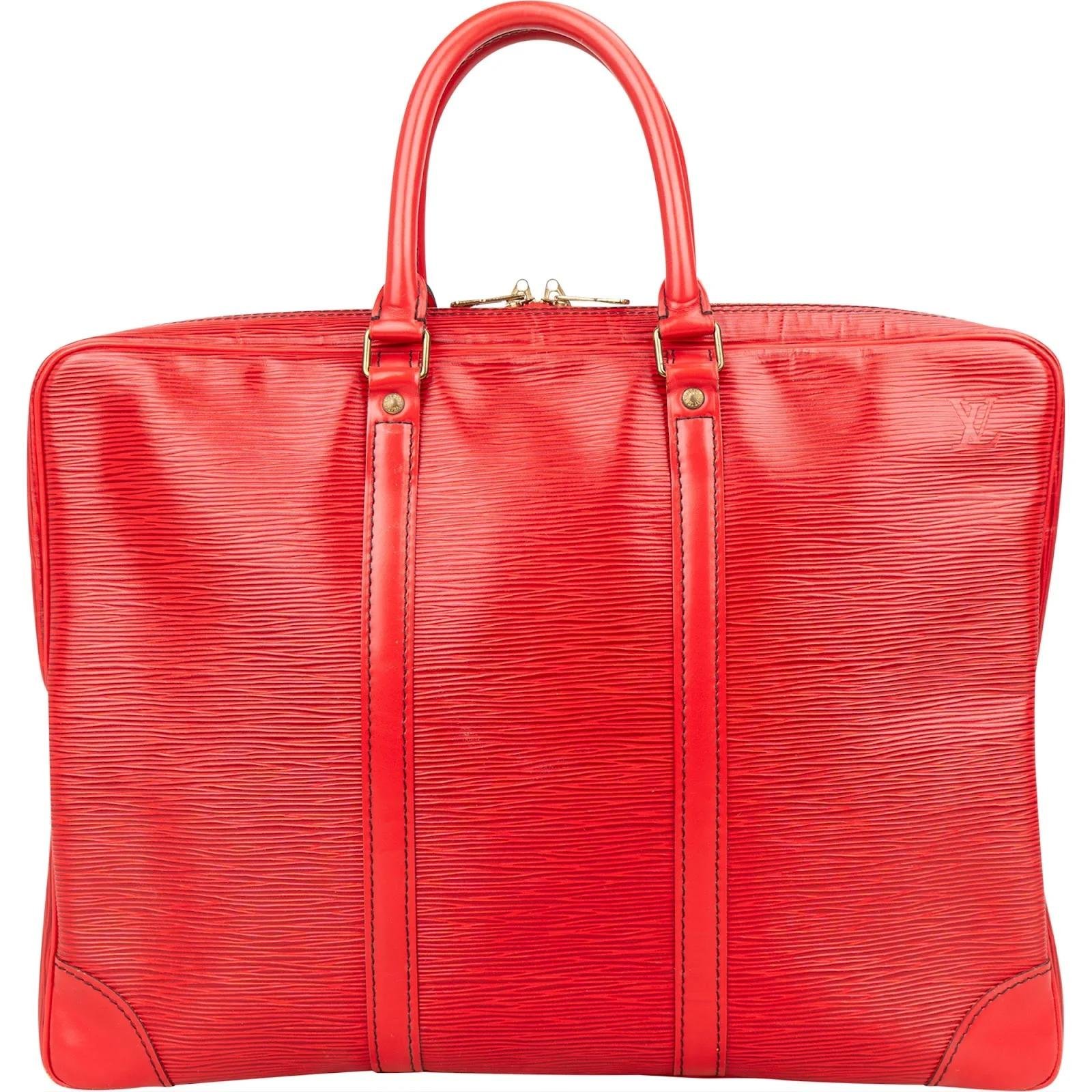 Porte Documents Voyage leather handbag