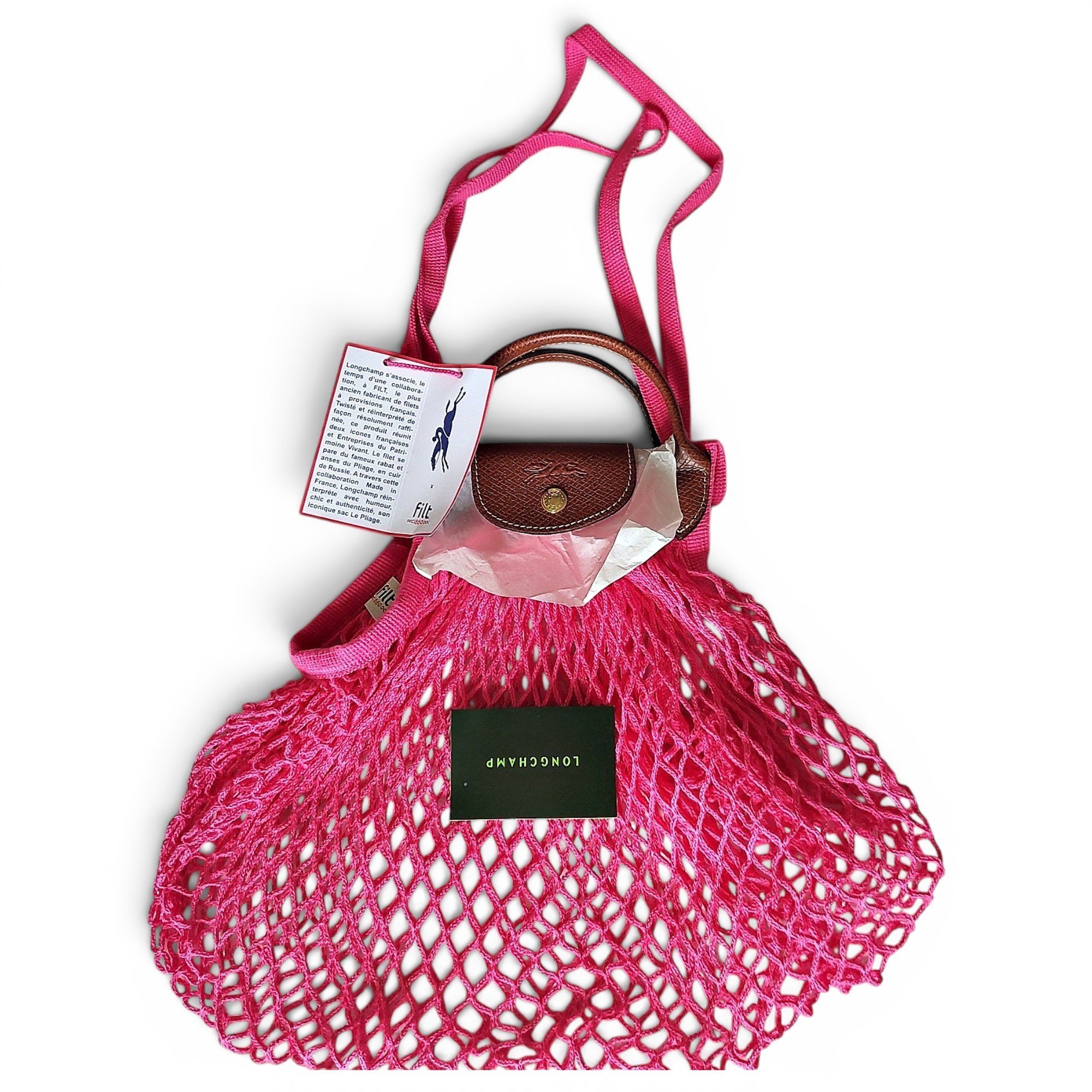 Pliage silk handbag