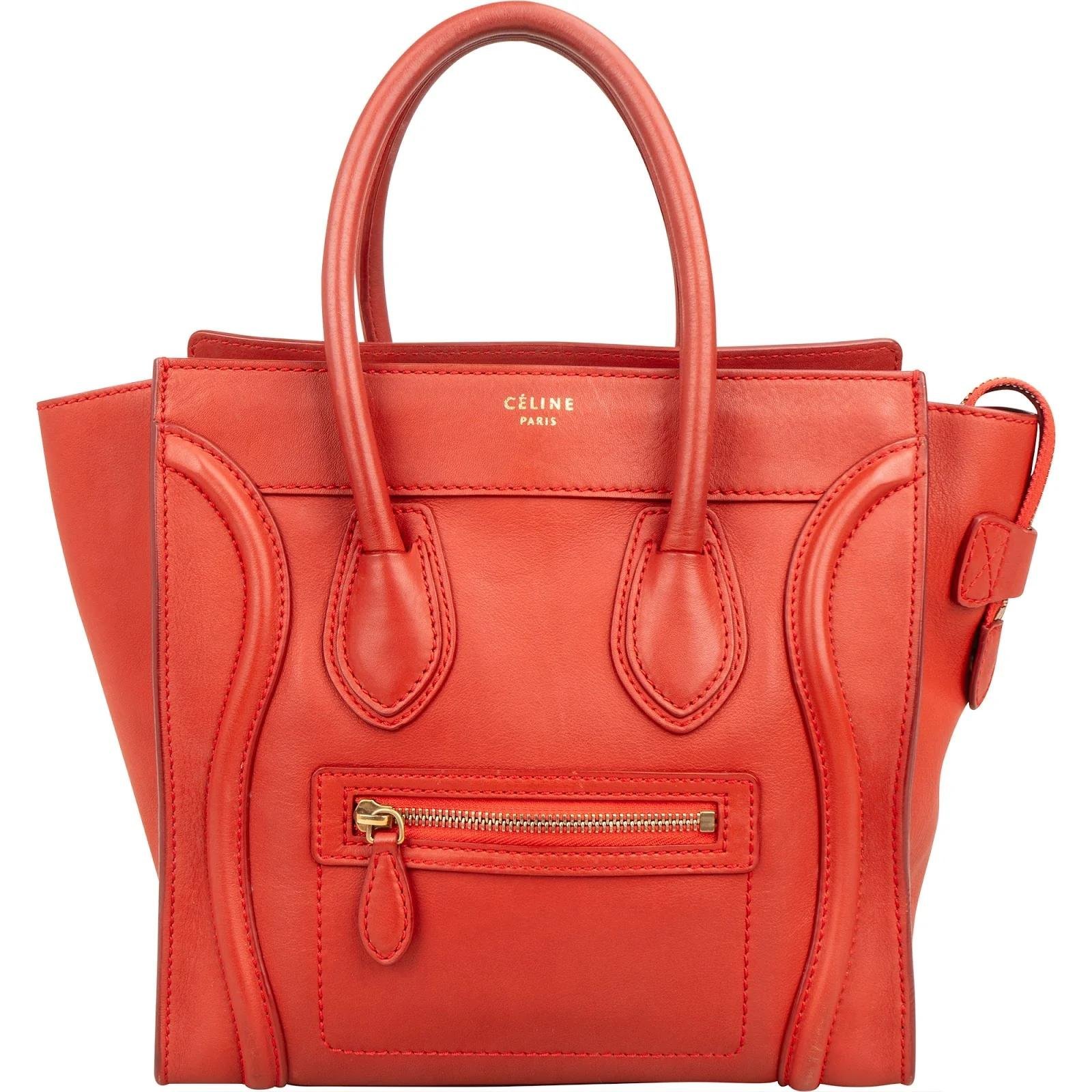 Luggage leather handbag