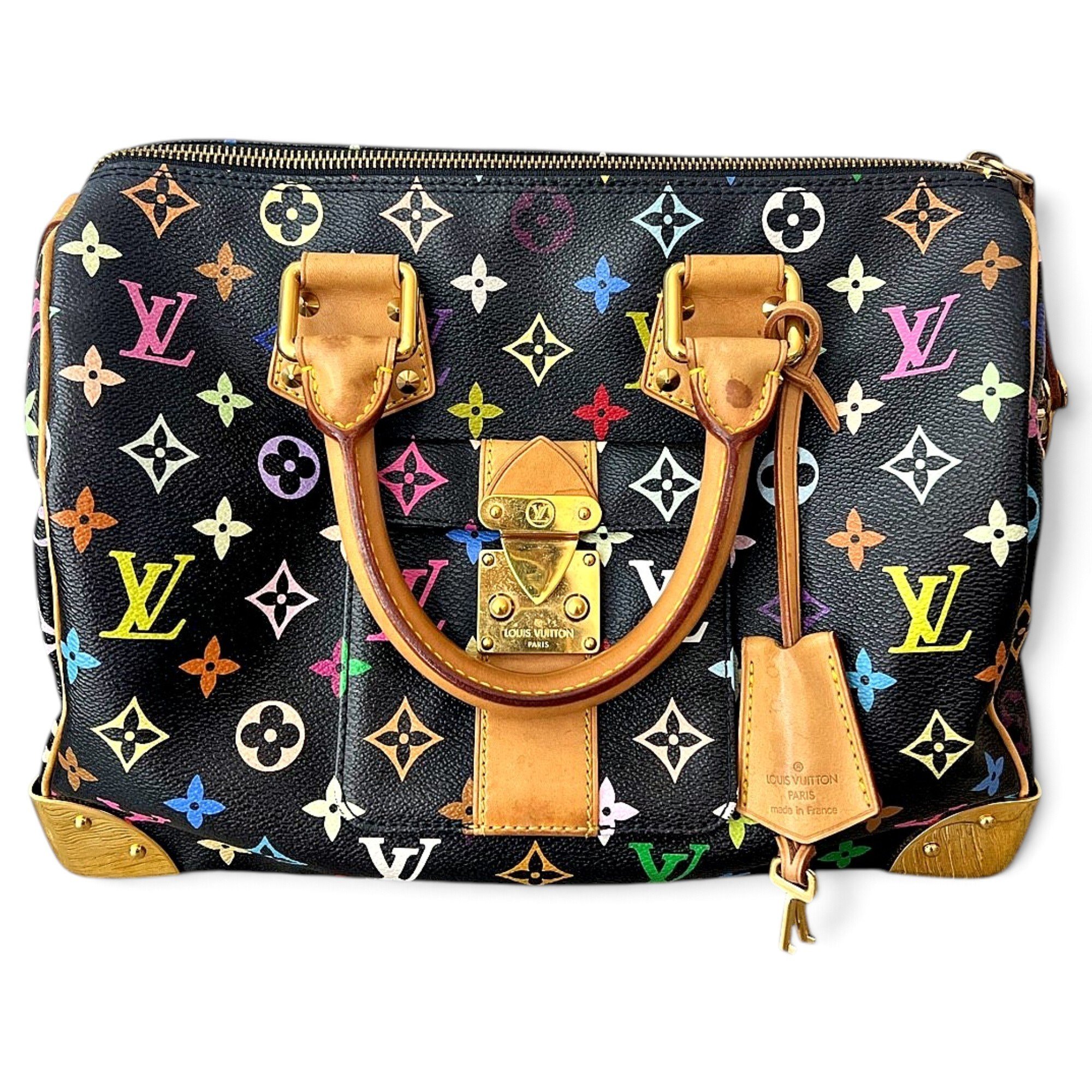Speedy leather handbag