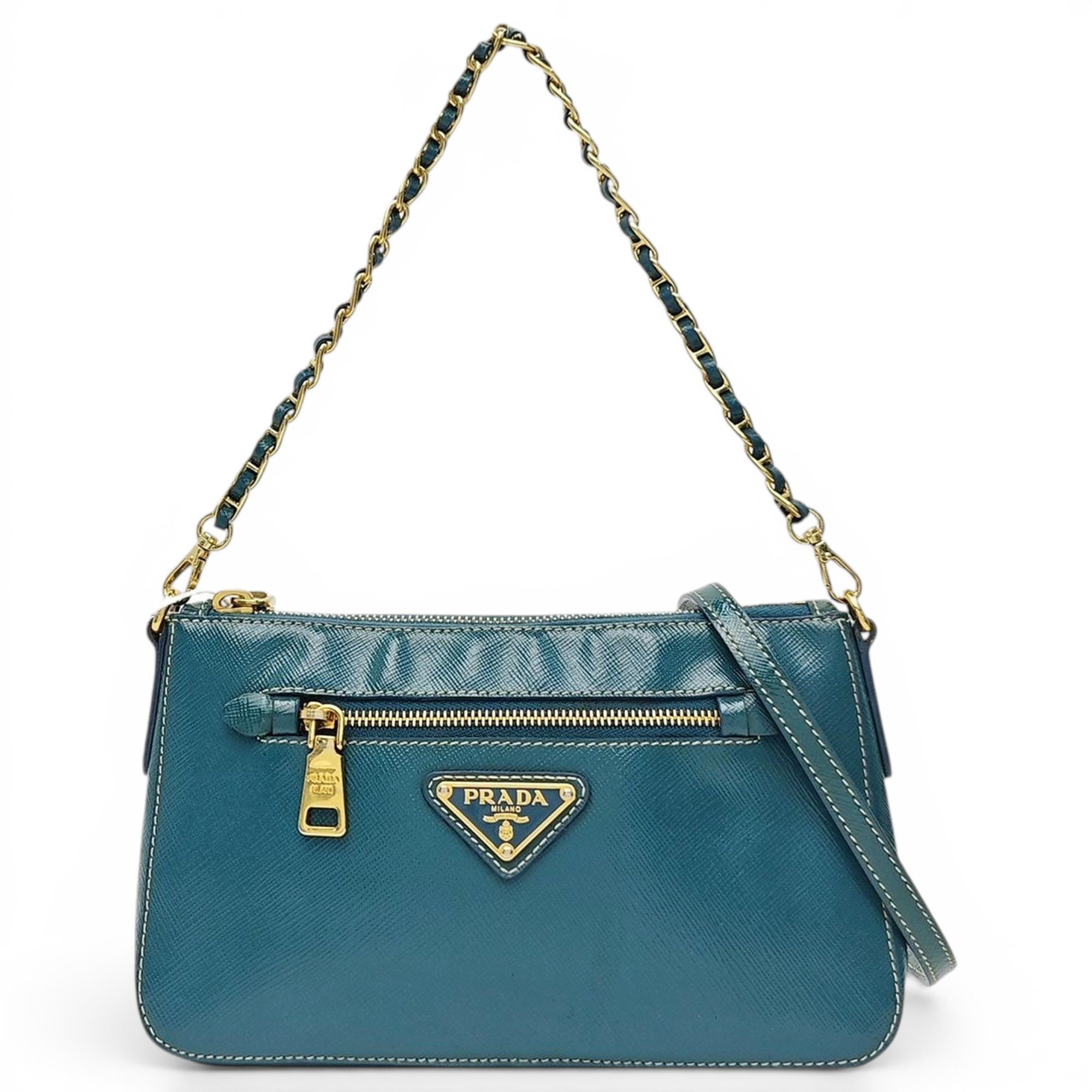 Patent leather crossbody bag
